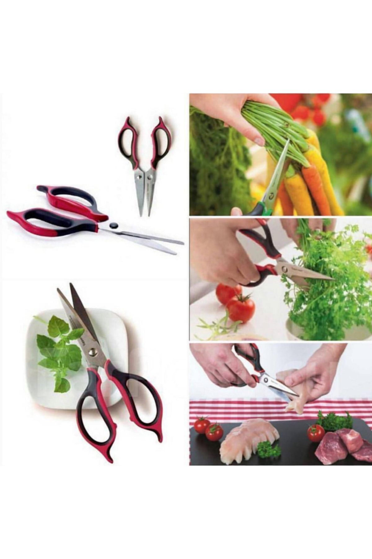 Tupperware-Kitchen Scissors U-series Multi-Purpose Kitchen Scissors Hsgl 6