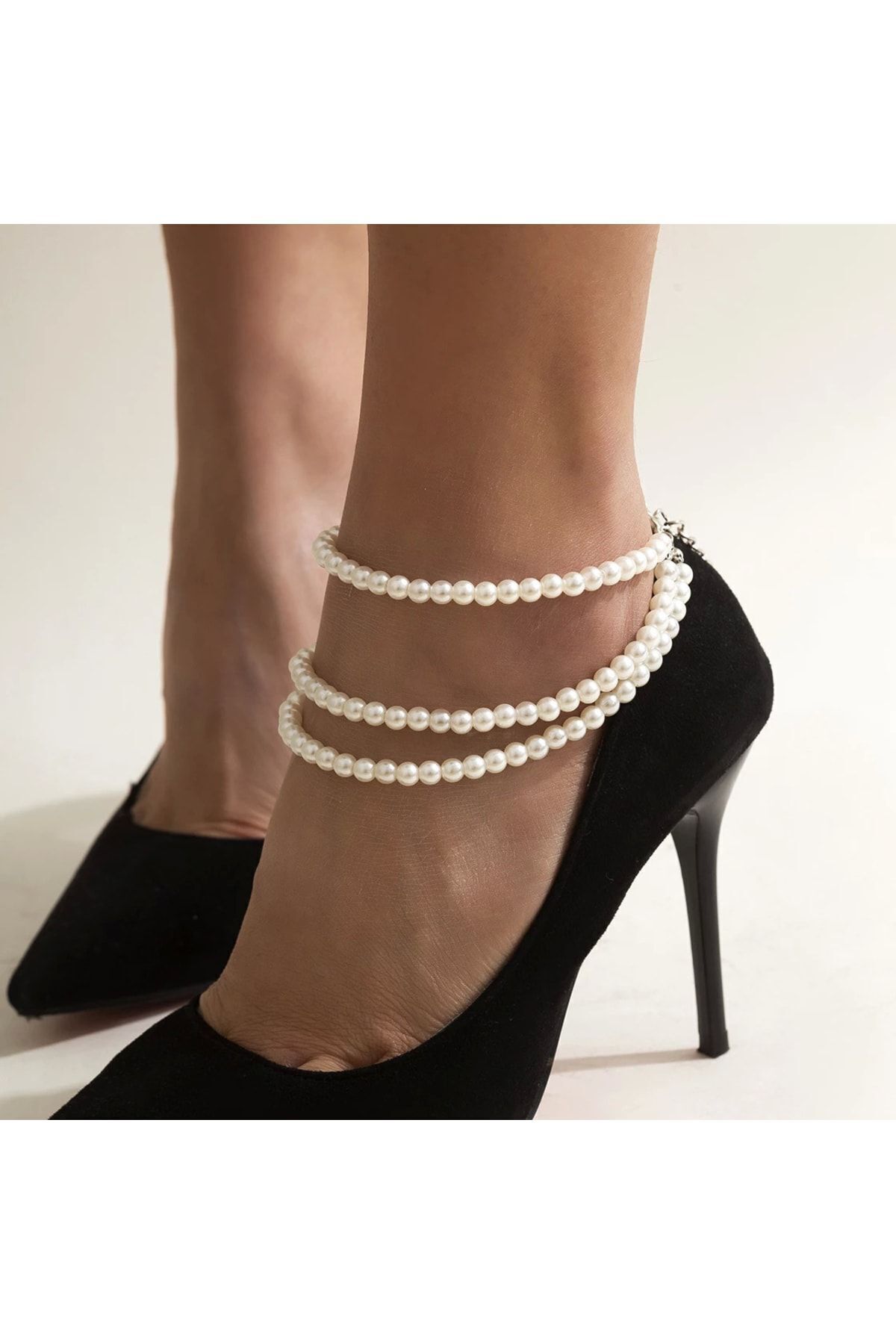 muptejewelry Mupten Kadın 3lü Inci Halhal