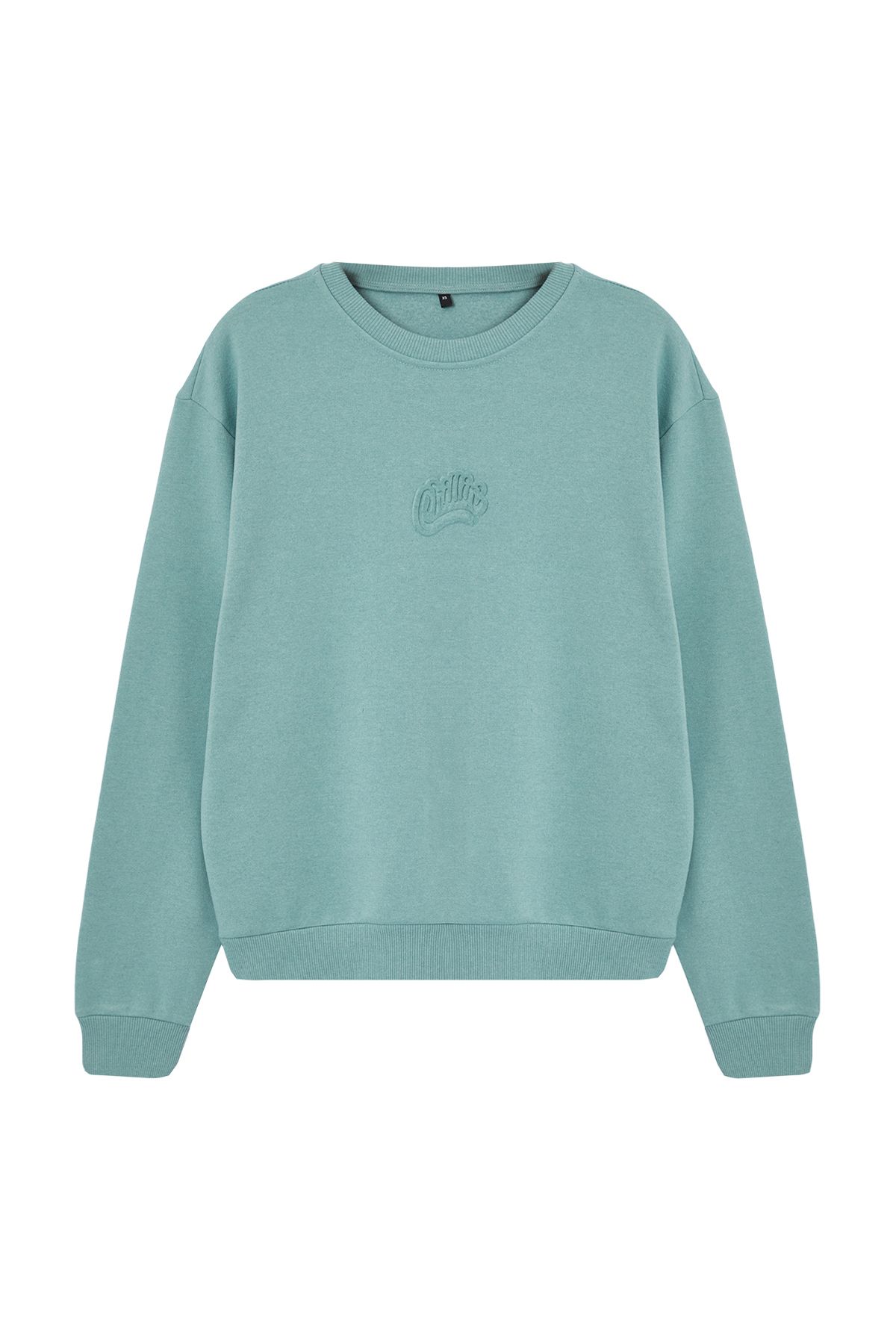 trendyol-man-mens-green-slogan-long-oversized