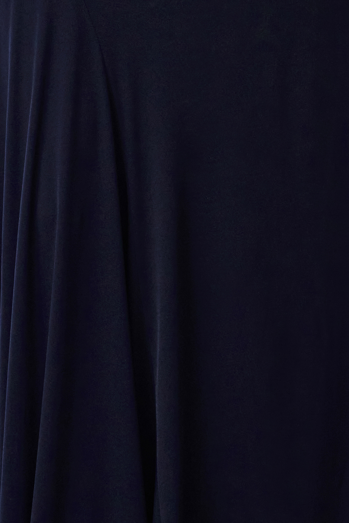 Trendyol Collection Marineblaues flexibles Maxi-Strickkleid - Stehkragen, lange Ärmel, tailliert TWOAW25EL00099