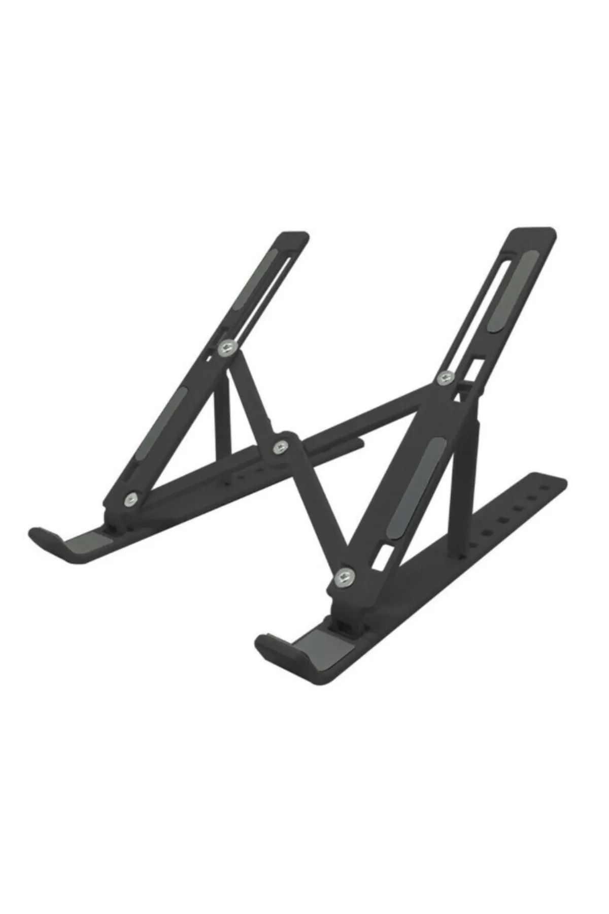 TREND Aveo 1 Adet 7 Kademeli Ayarlı Katlanabilir Laptop Tablet Standı Siyah Uyumlu