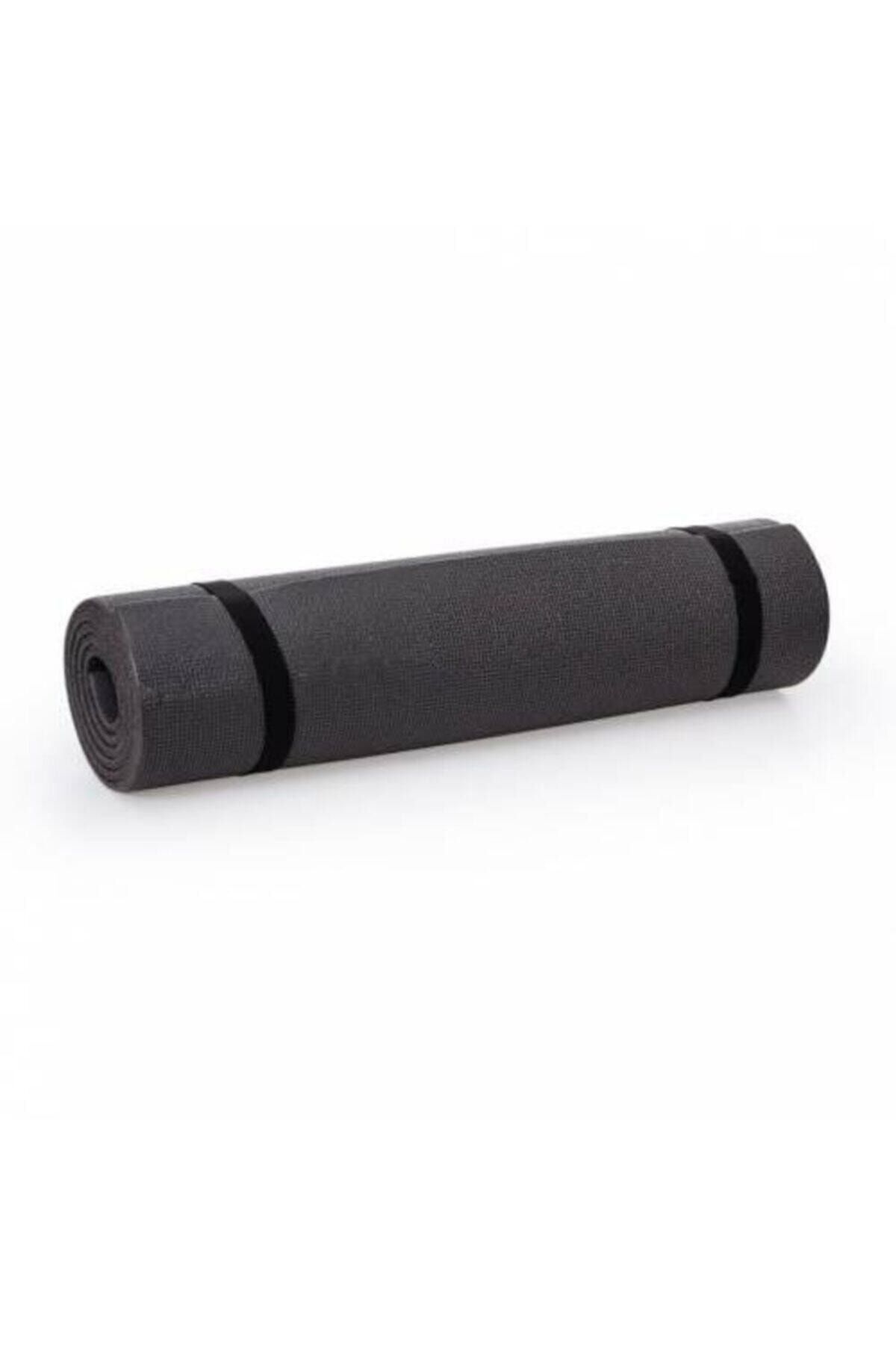 Siyah Çift Taraflı Yoga Pilates Matı Egzersiz Minderi 150x50x0,7 cm