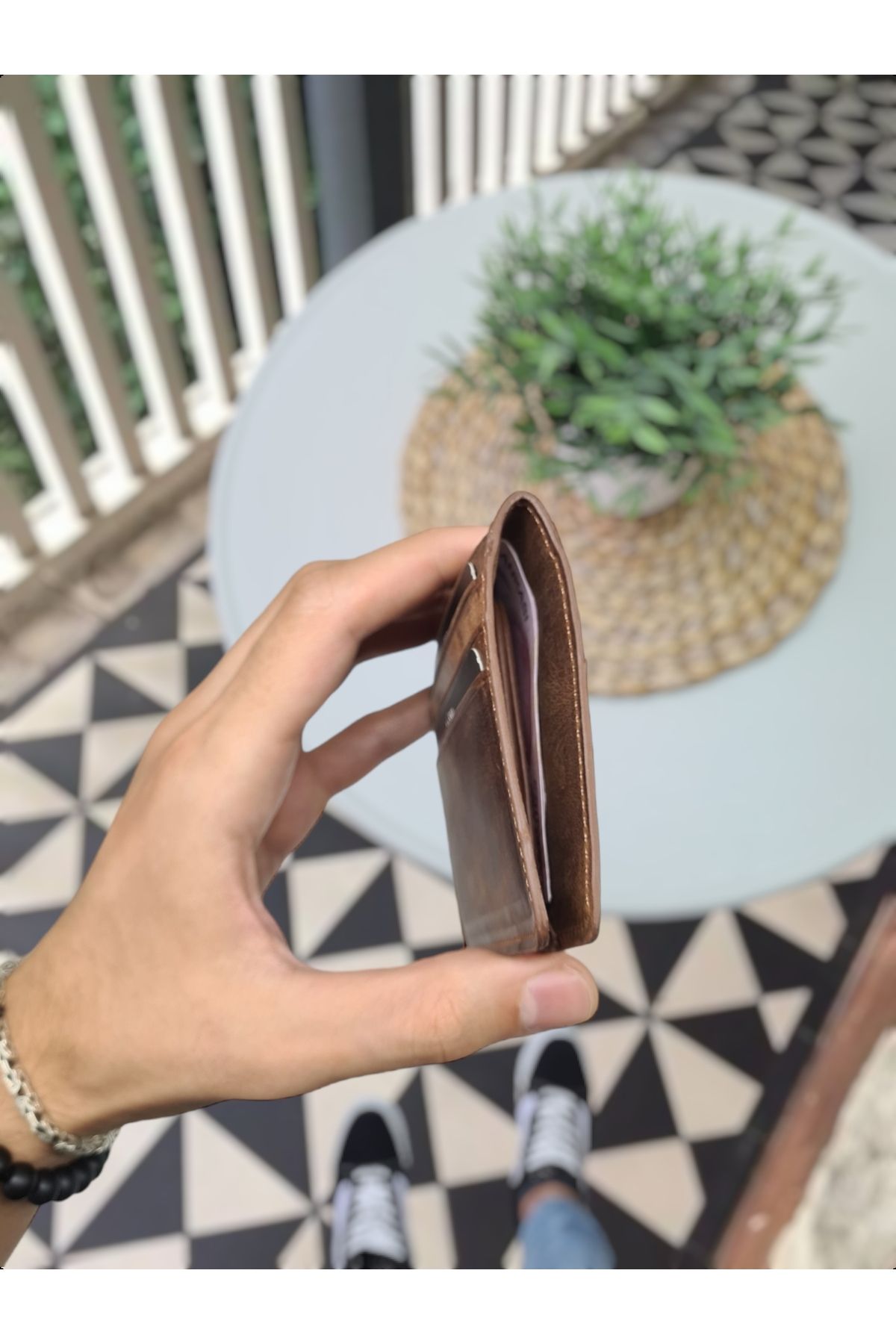کیف پول مردانه و زنانه VISSO 657 اصلی گوشت گاو مگنت لری آقای کارت مقدس دستی شیک Visso leather