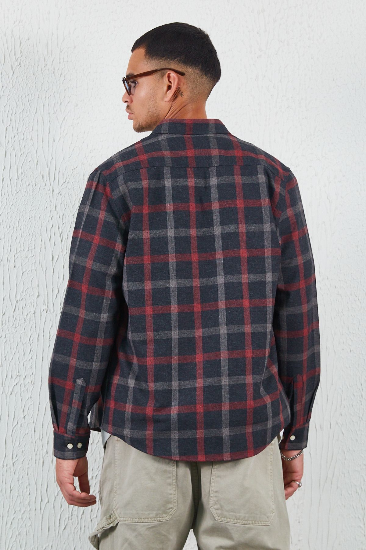 پیراهن مردانه مشکی MAN EDITION | EE100127643 اورجینال - تصویر 5