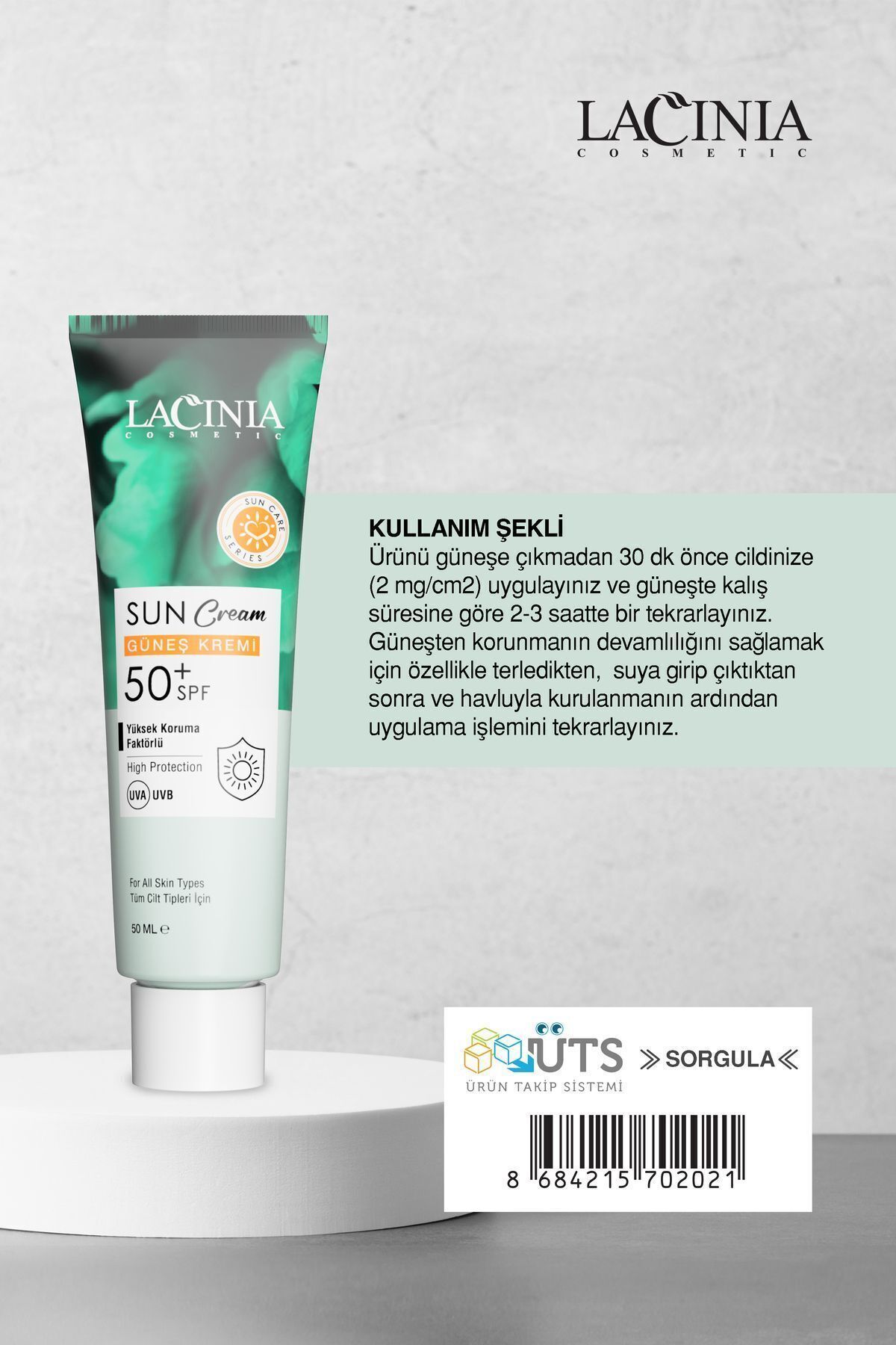 Leke Karşıtı Yüksek Korumalı Güneş Kremi 50 Spf 50ml — NRM308 — تصویر 4 از 5