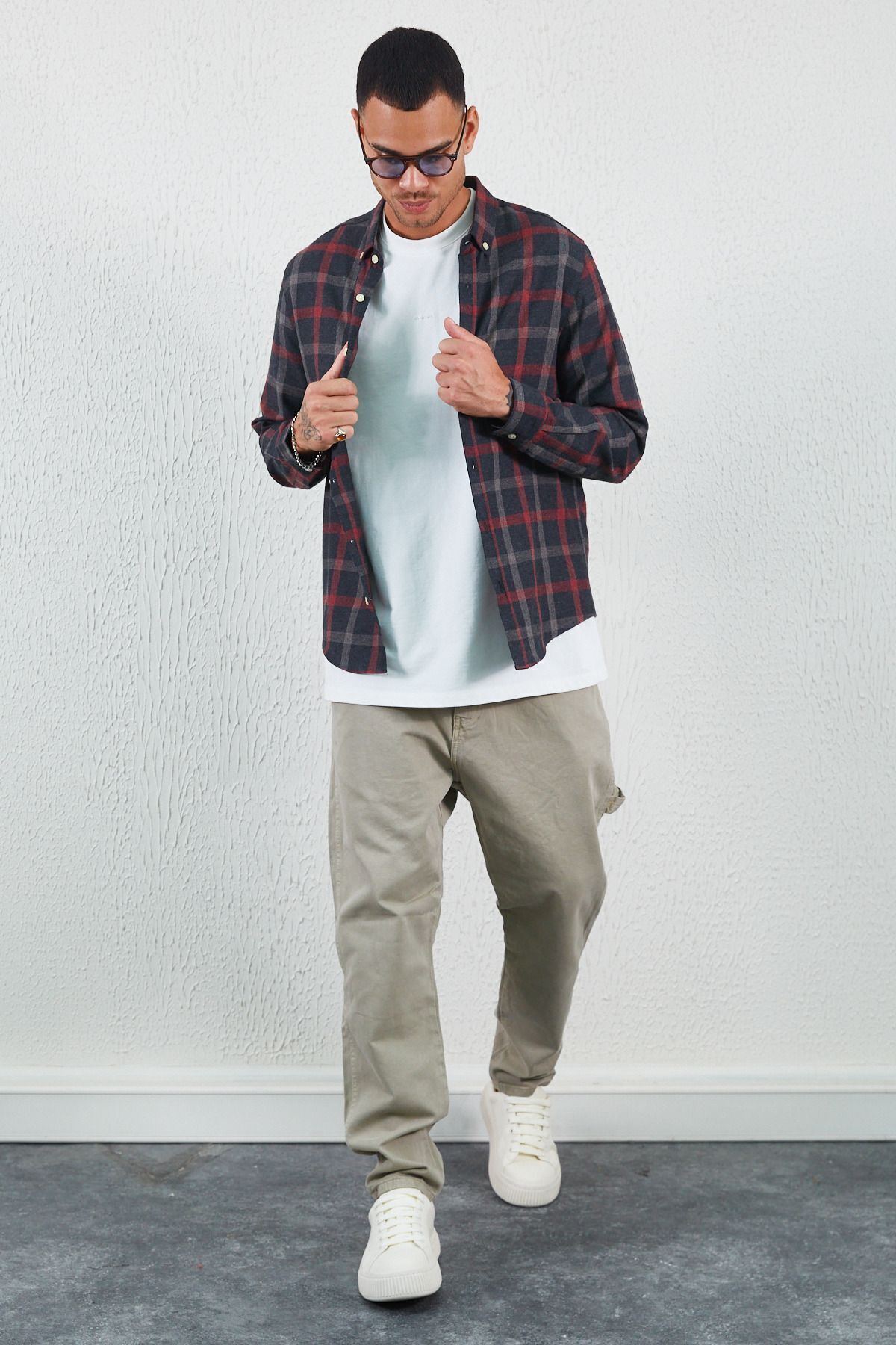 پیراهن مردانه مشکی MAN EDITION | EE100127643 اورجینال - تصویر 6