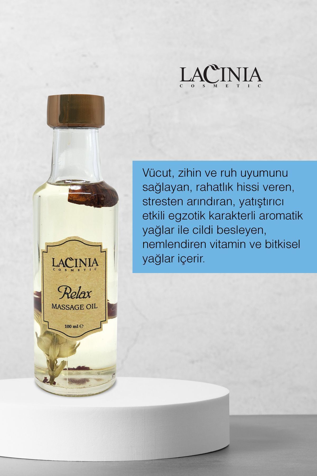 روغن ماساژ (RELAX) 100 میلی لیتر Lacinia