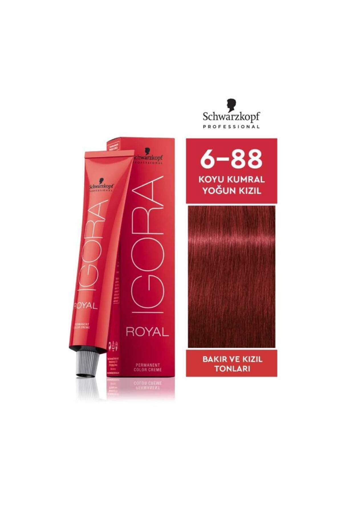 6-88 رنگ موی قرمز تیره Brunette 60 میلی لیتر Schwarzkopf