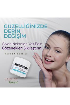 Sarony %100 Doğal Siyah Nokta Karşıtı & Gözenek Sıkılaştırıcı Yüz Kremi 20 ml...