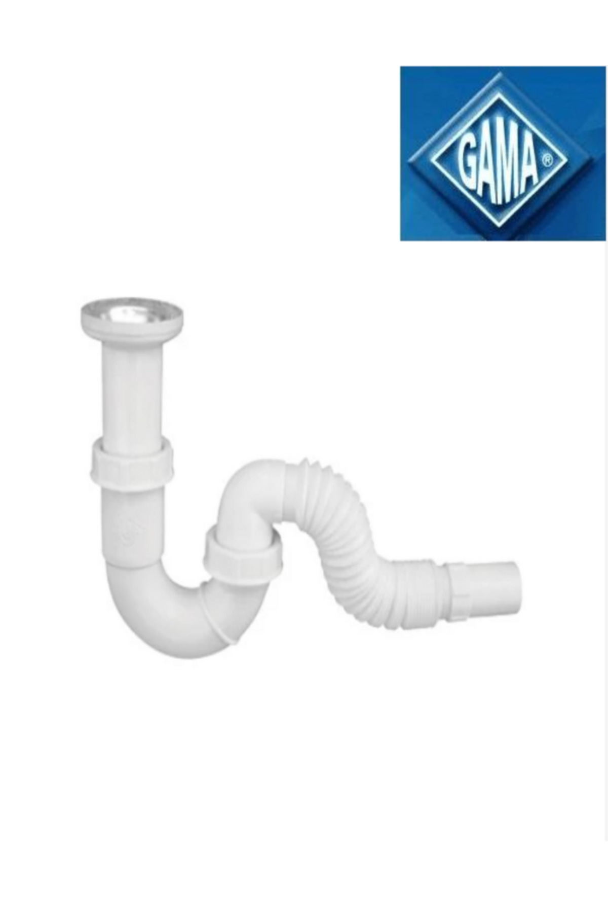 Gama Lavabo Sifonu S Gövde Körüklü