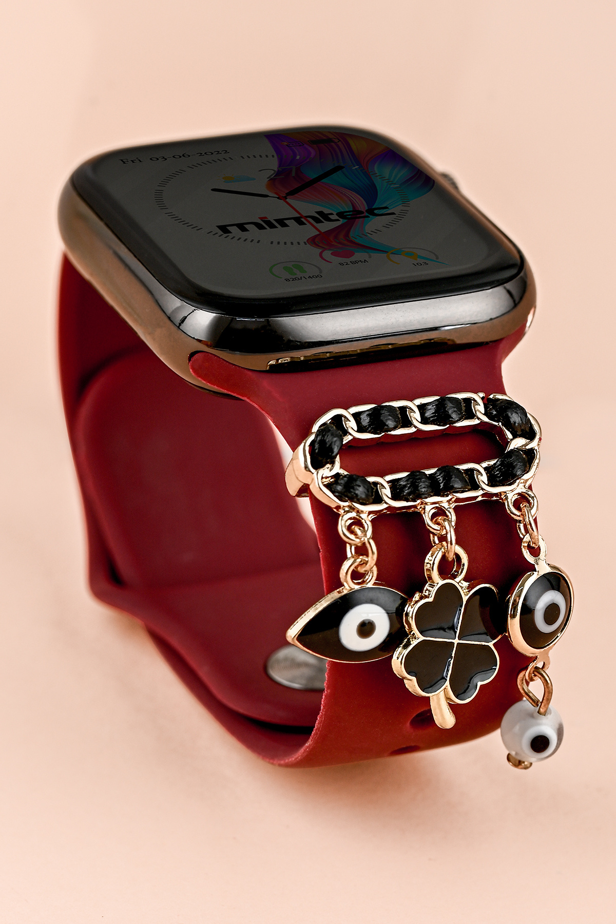 Charm Accessory Ornament Strap Ornament Compatible with Apple Watch Compatible Charm Smart Watches