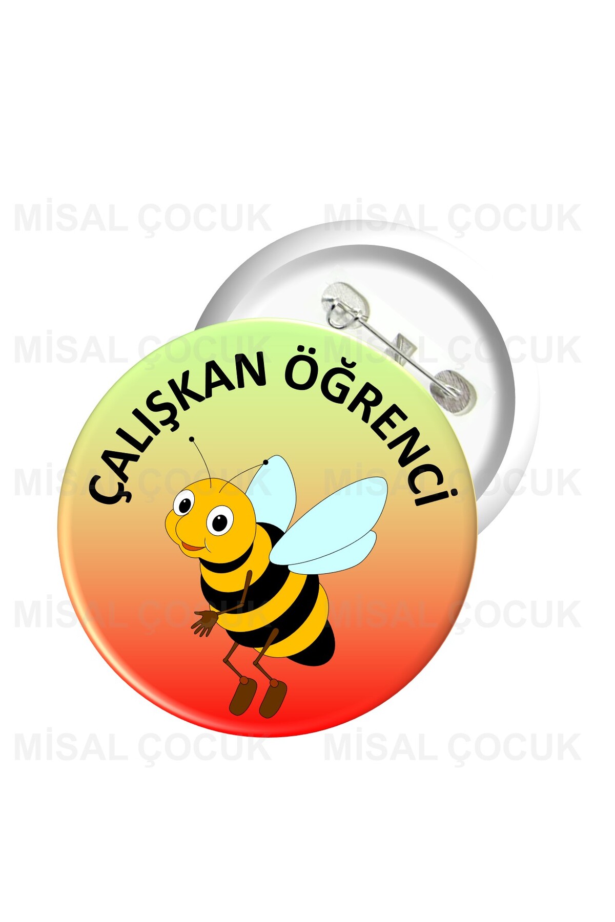 Badge 08 - Hardworking Student (5 PIECES)