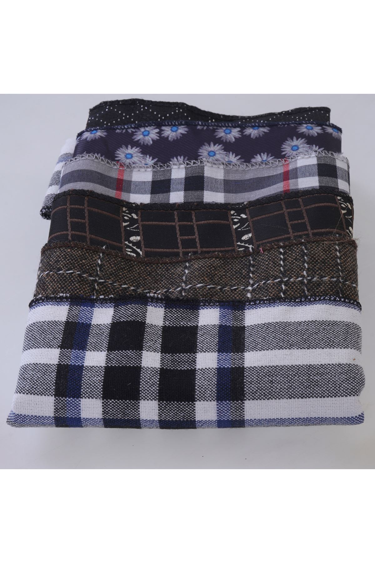 Exve Exclusive Kastamonu 6 in 1 Altılı Cep Aksesuarı Yaka Mendili Seti Yaka Mendili