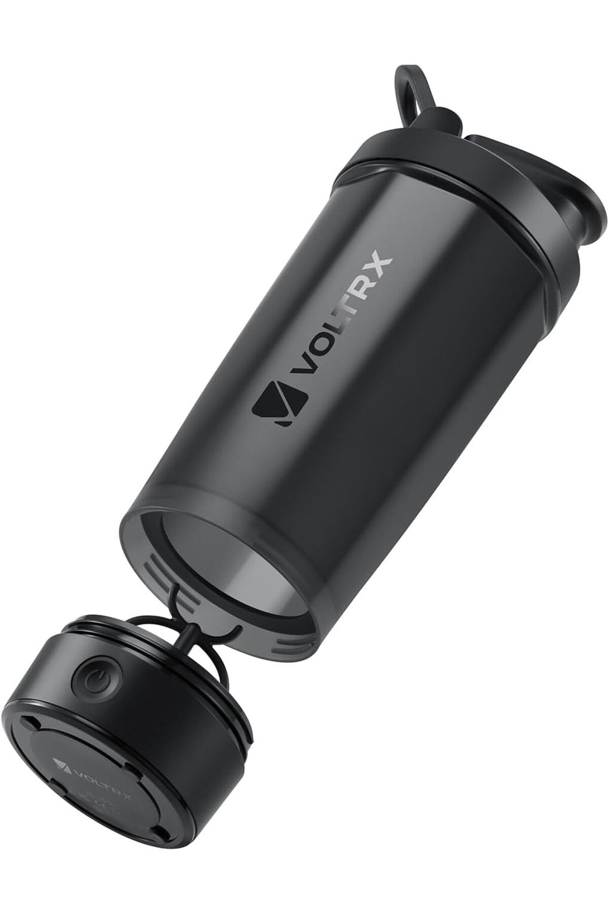 VOLTRX USB-C Şarjlı Elektrikli Protein Shaker Şişesi Titanus 24oz, BPA İçermeyen, Sızdırmaz Tasarım