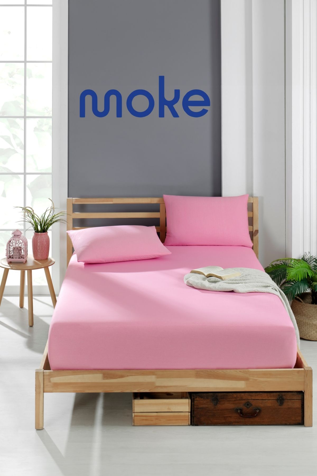 moke e ticaret-Akfil Fabric - Elastic and Fitted Pillowed Sheet Set 1