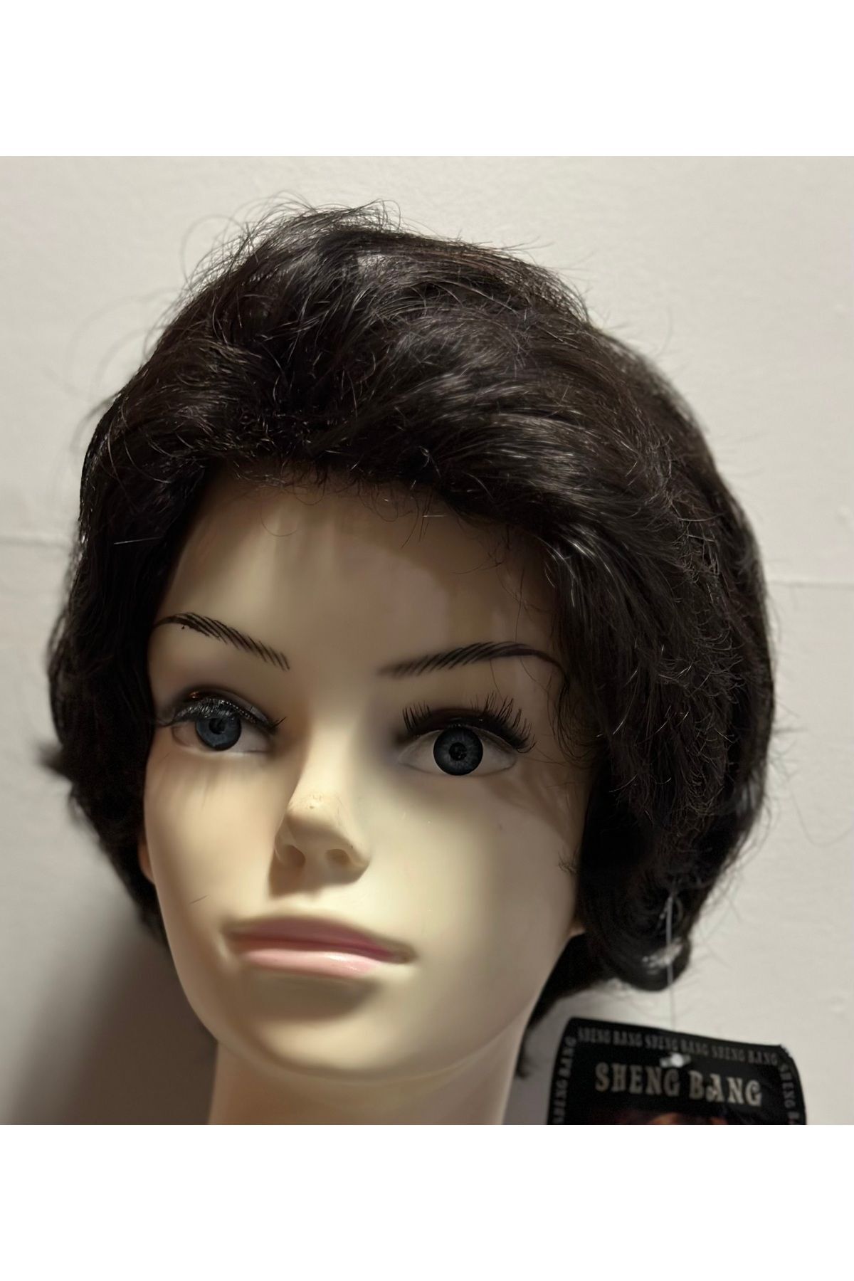 papatya peruk Koyu Kahverengi Kısa Peruk