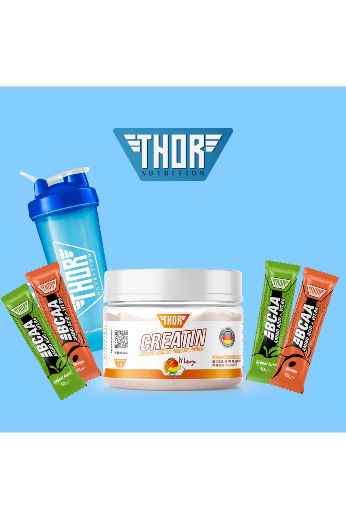 THOR NUTRITION Ultrapure Creatıne 150gr. 30 Servis (FORMULATED İN GERMANY)