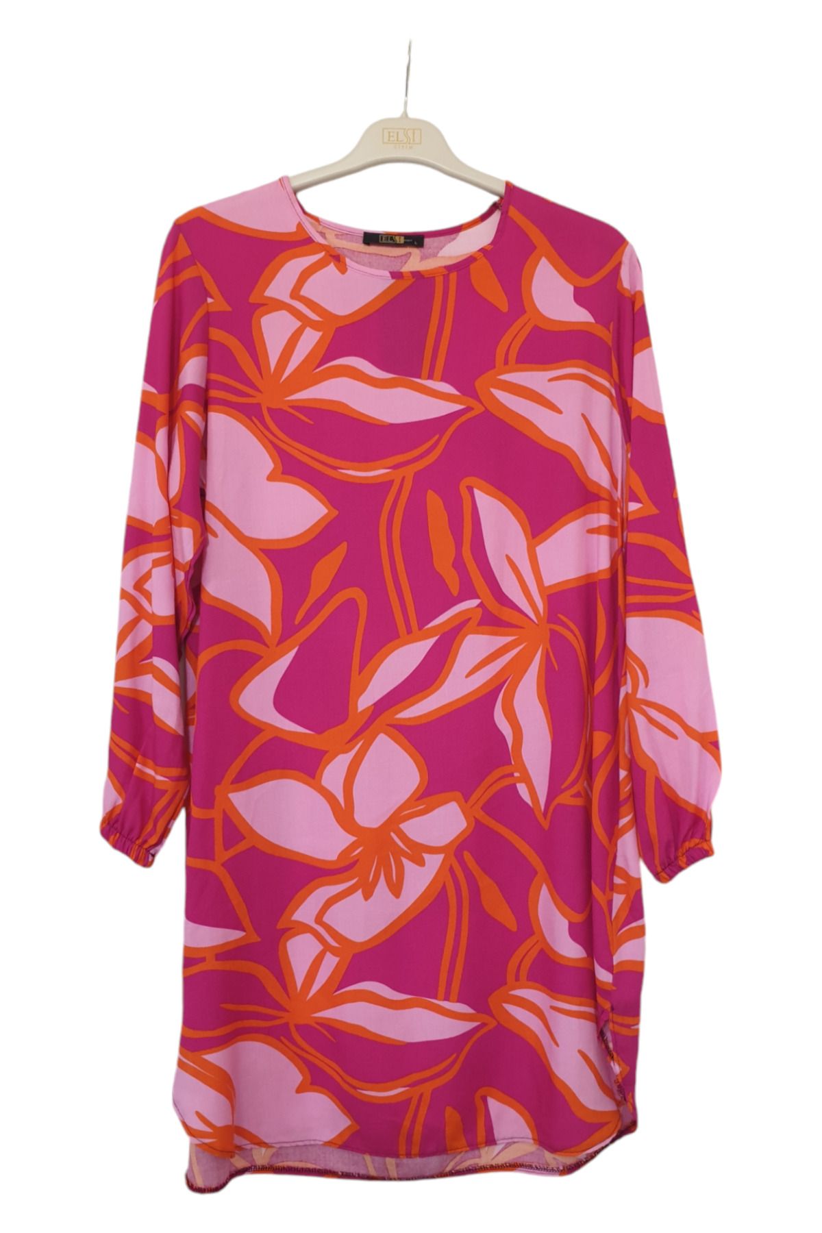GGMM-Patterned Viscose Tunic - Large Size 2
