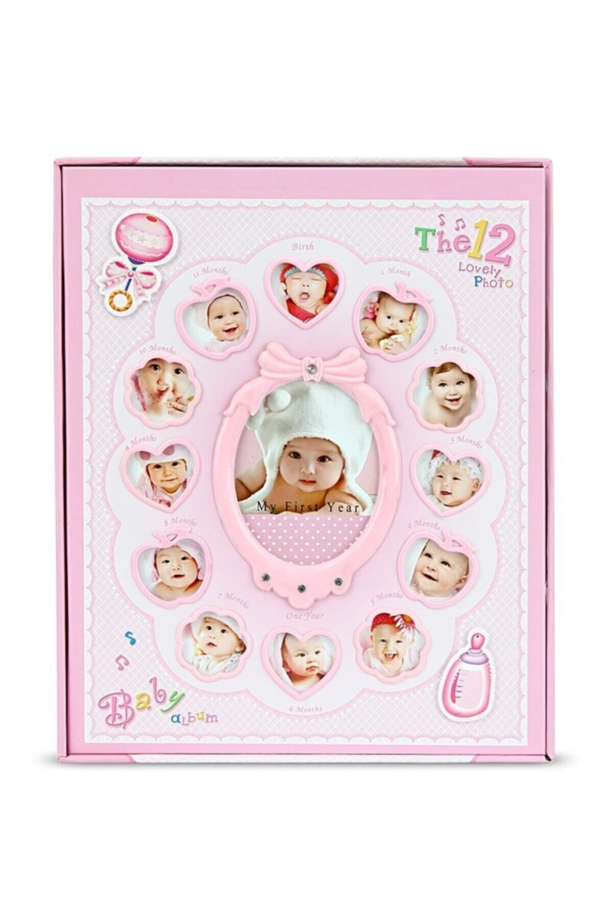 Vural Foto Baskı 220li 12 Aylık Kız Bebek Albümü 10x15cm 15x21cm - Pembe - Şirin Ve Sağlam Albüm fotoğrafı 2 (önizleme)