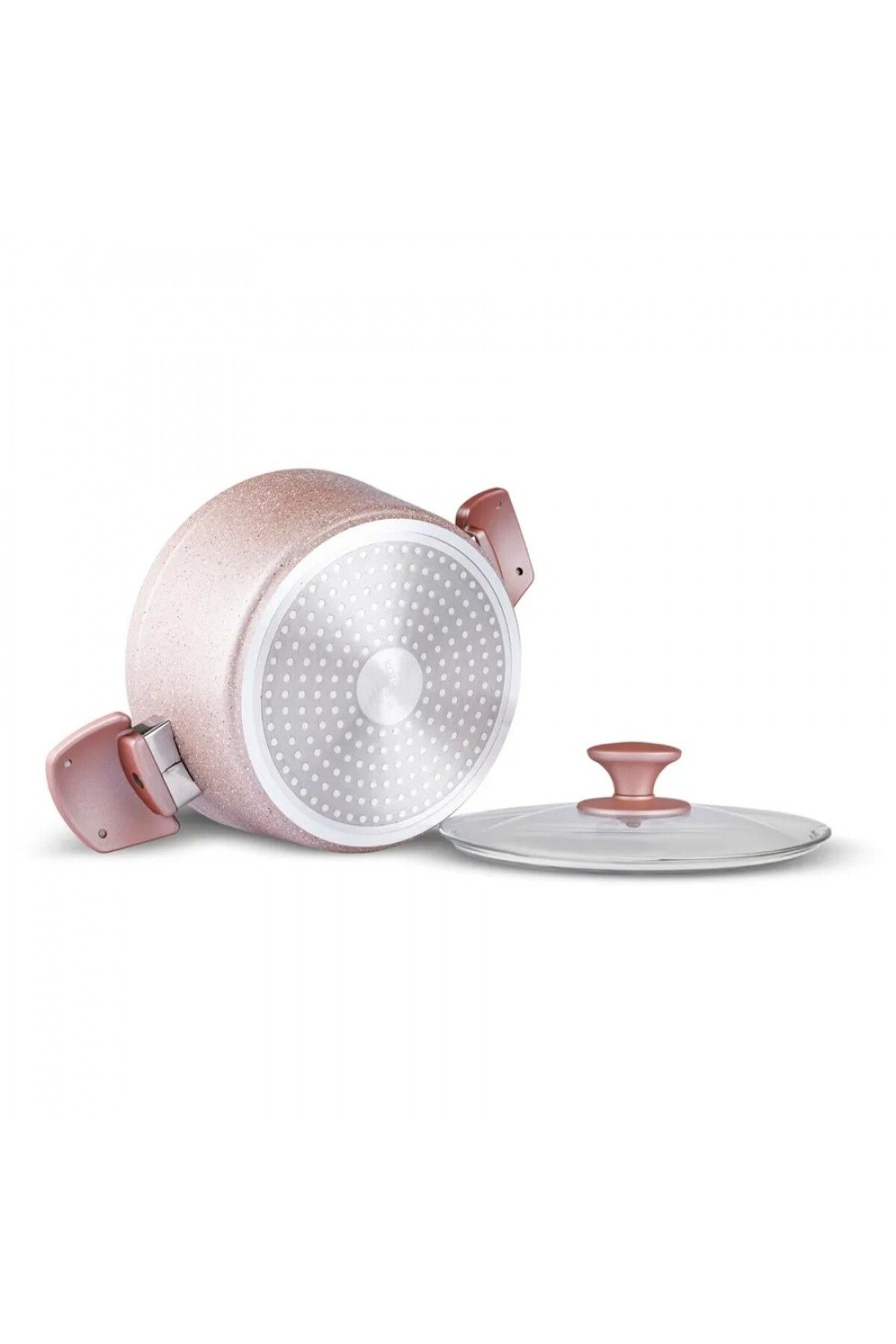 Karaca-Biogranit Rosegold Induktionskochtopf-Set, 7-teilig 12