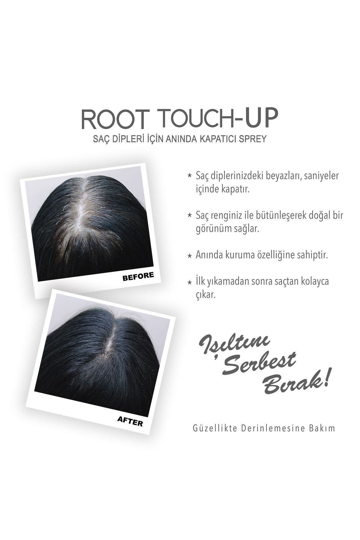 رنگ مو مشکی مردانه و زنانه Root Touch Up کانسیلر فوری برای پایین موهای سیاه 75 میل Root Touch-Up