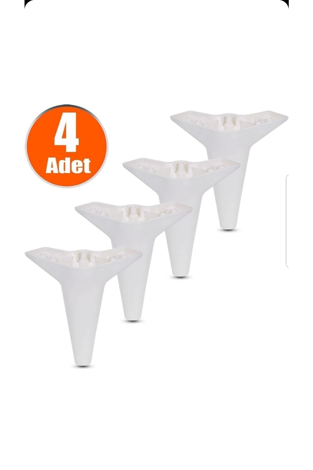 Mobilya Kanepe Ayaklık Sehpa Puf Koltuk Ayağı Baza Ayak 15 Cm ( 4 Adet )