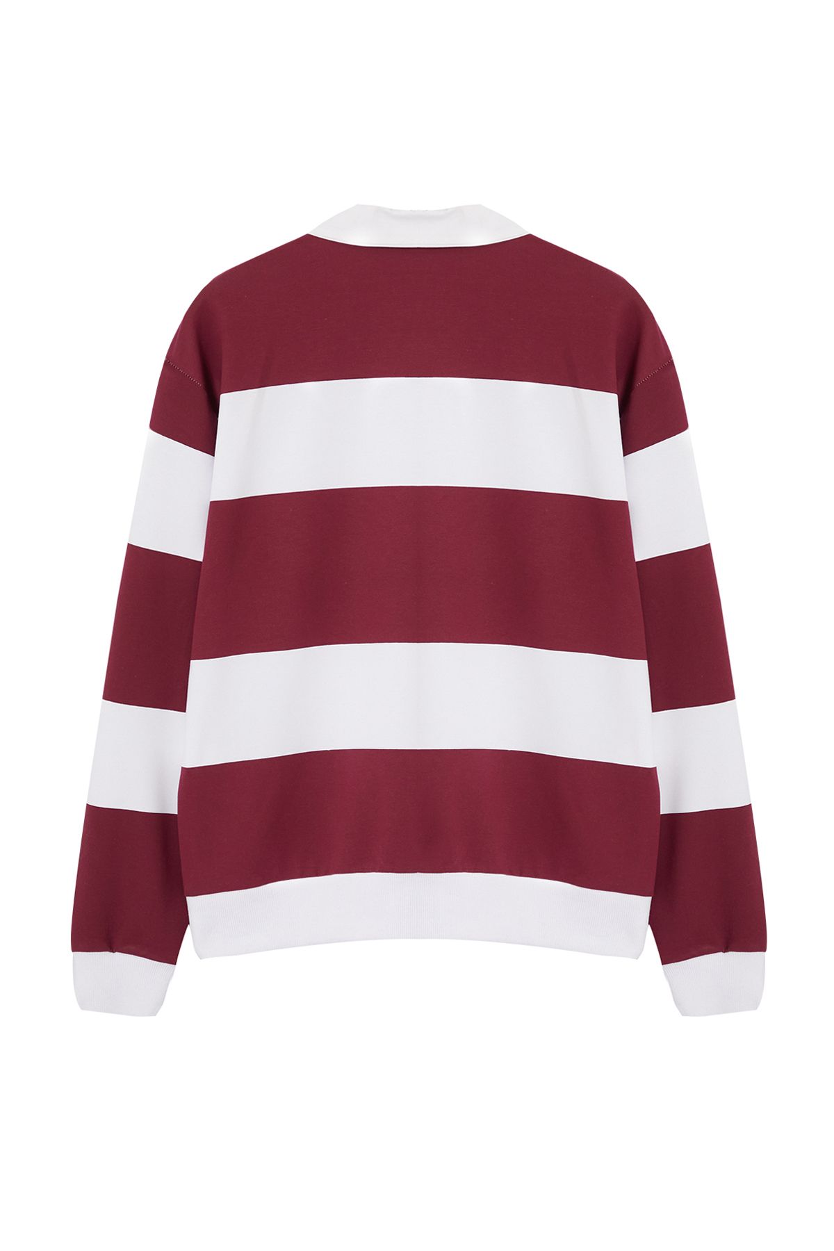 trendyol-man-mens-burgundy-striped-long-overs