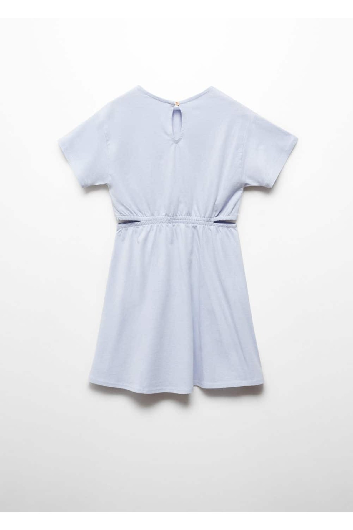 لباس مجلسی دخترانه آبی منگوMANGO Kids | 67026023 اورجینال - تصویر 4