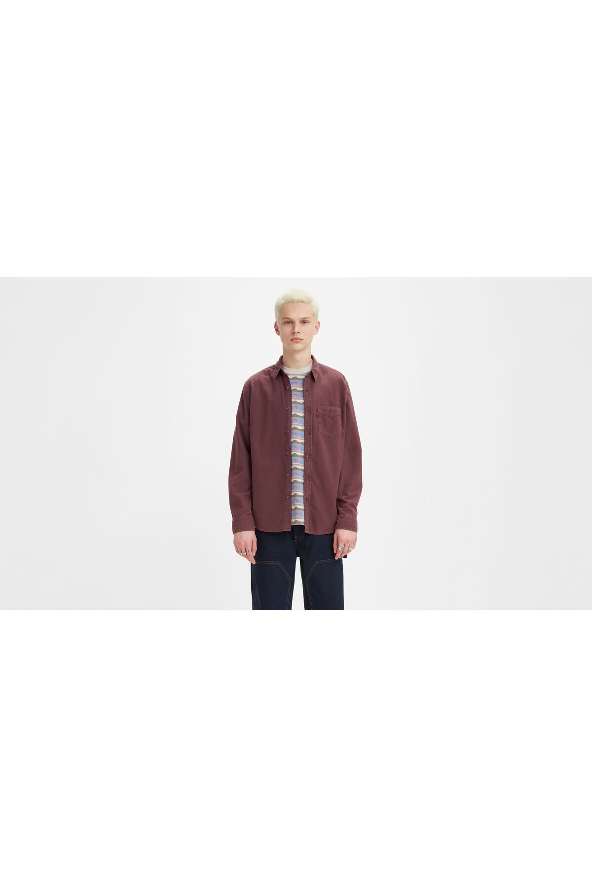 Sunset 1 pocket slim shirt deals