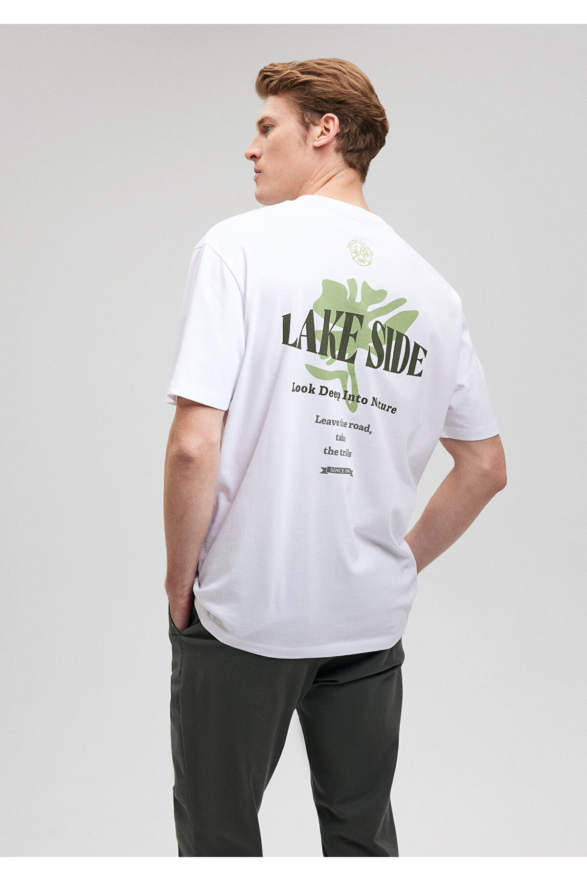 تیشرت مردانه صورتی ماوی | 612021 اورجینال - تصویر 2