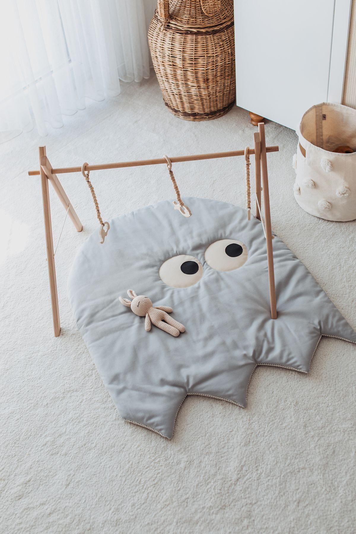 DERY BABY GREY OYUN HALISI(100*85)+AKTİVİTE MERKEZİ(BABY GYM) fotoğrafı 7 (önizleme)