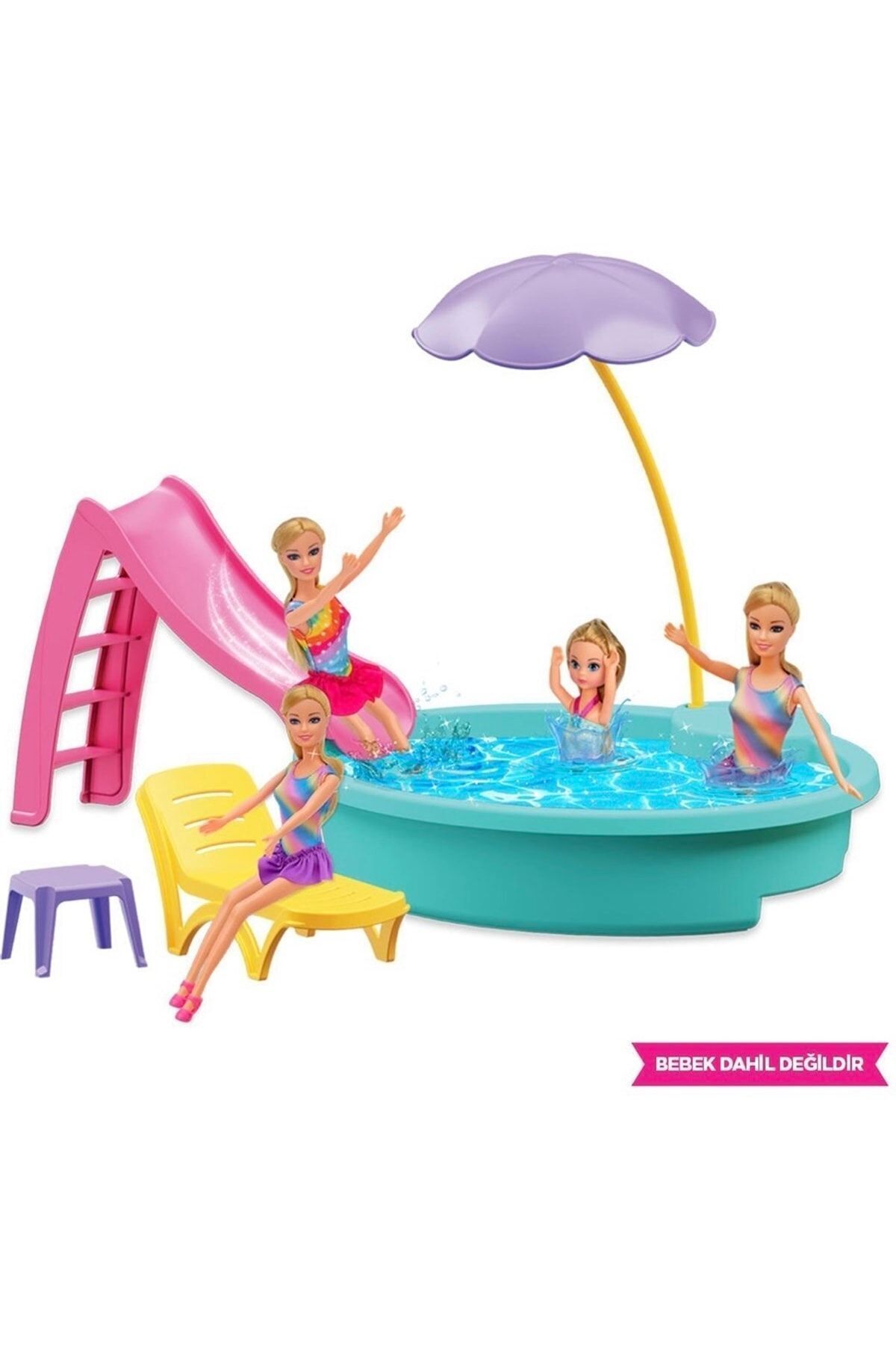 Genel Markalar Linda'nın Havuzu - Havuz Partisi Oyuncak - Havuz Partisi Seti - Barbie Havuz Seti