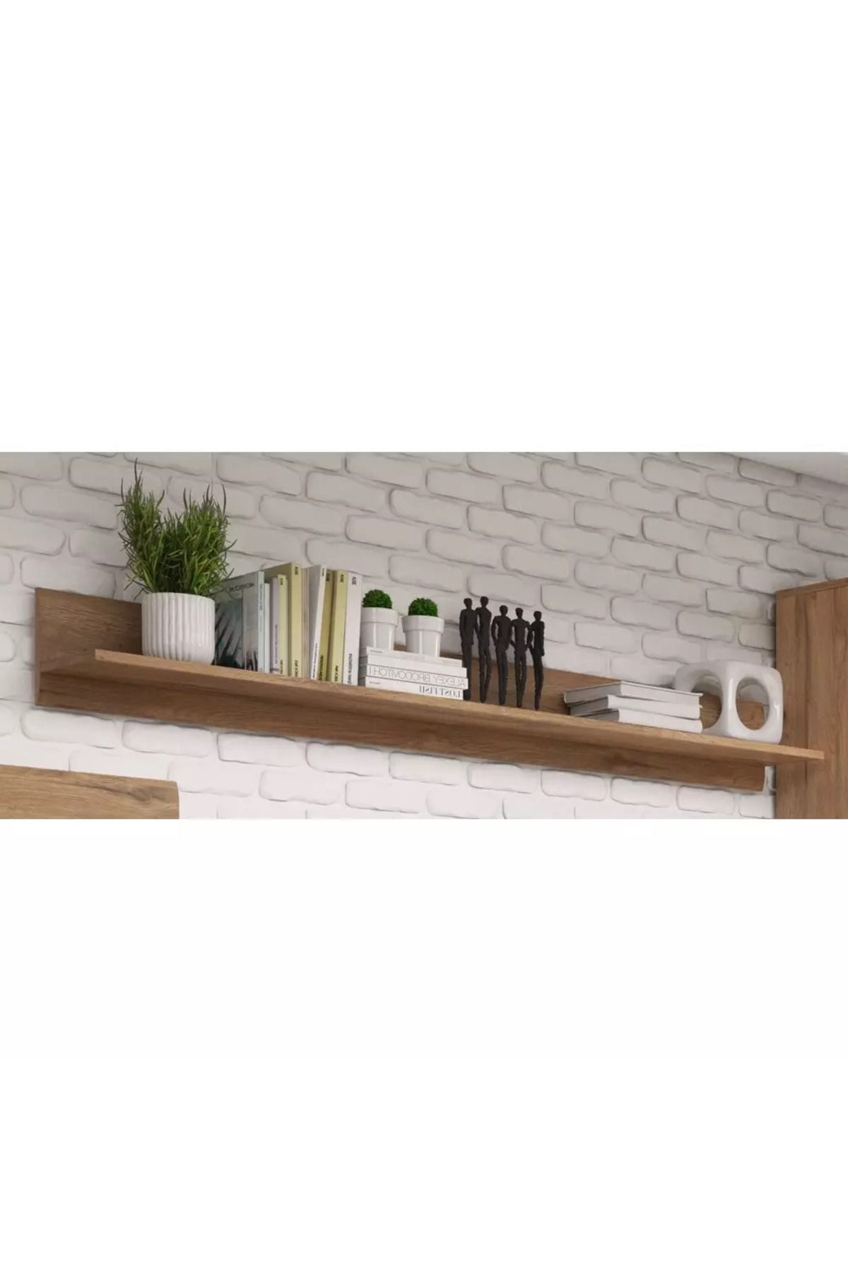 EGN WOODS-1 buc 70*15*15*1 Raft pentru baie - Camera copiilor Montessorie, Raft pentru condimente, Cadru și raft de perete 3