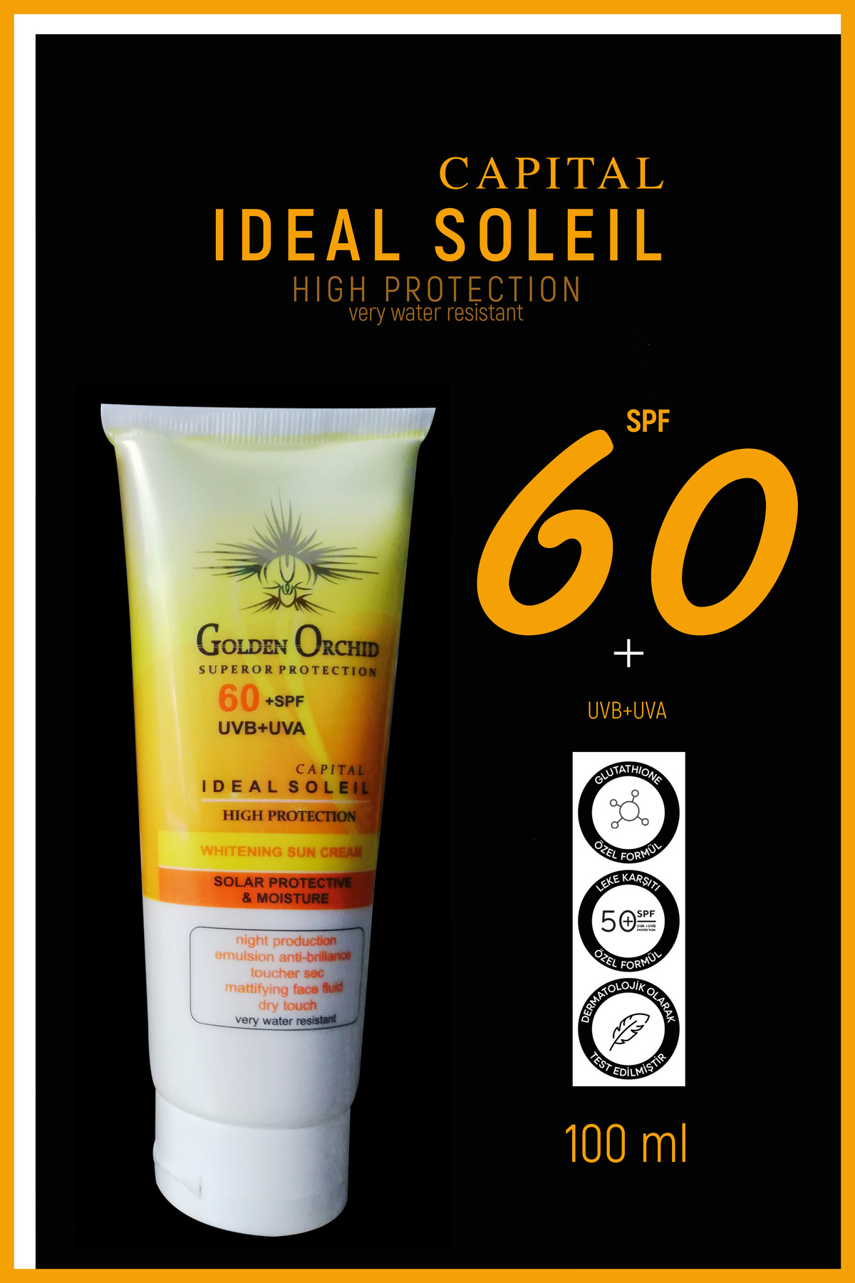 ミネラルクリーム Golden Orchid Güneş Kremi 60spf (100ML) - Fiyatı, Yorumları
