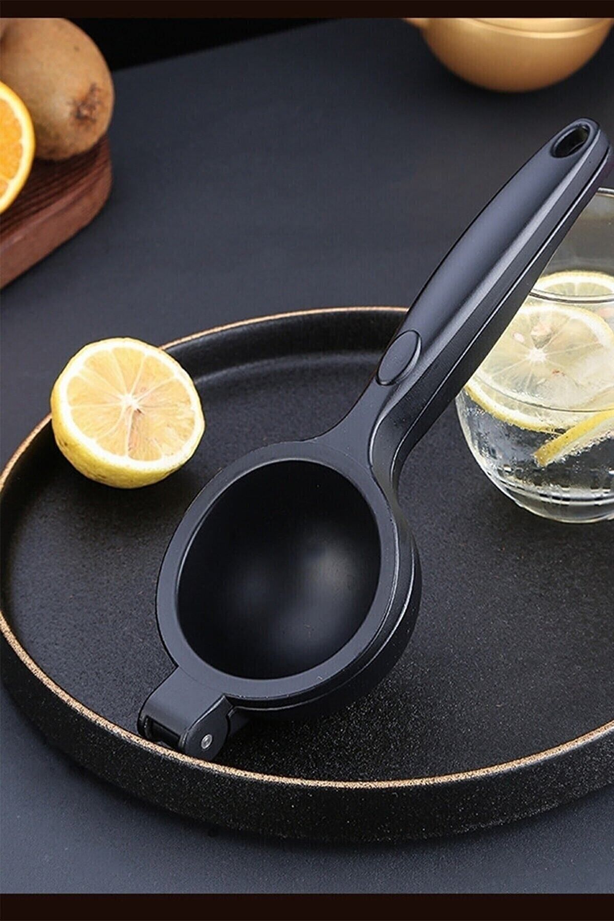 HİROS'H-Multi-Purpose Cast Iron Orange Lemon And Citrus Juicer Squeezer Practical Iron Lemon Lime Squeezer 8