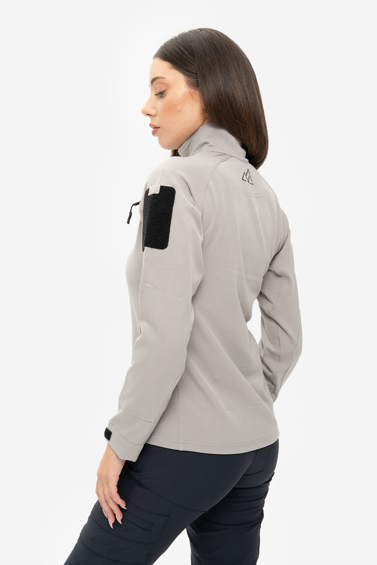 SOUTH COL Battle Kadın Windstopper Taktik Rüzgarlık Balıkçı Yaka Nefes Alabilen Kumaş Ayarlanabilir Kol görsel 5