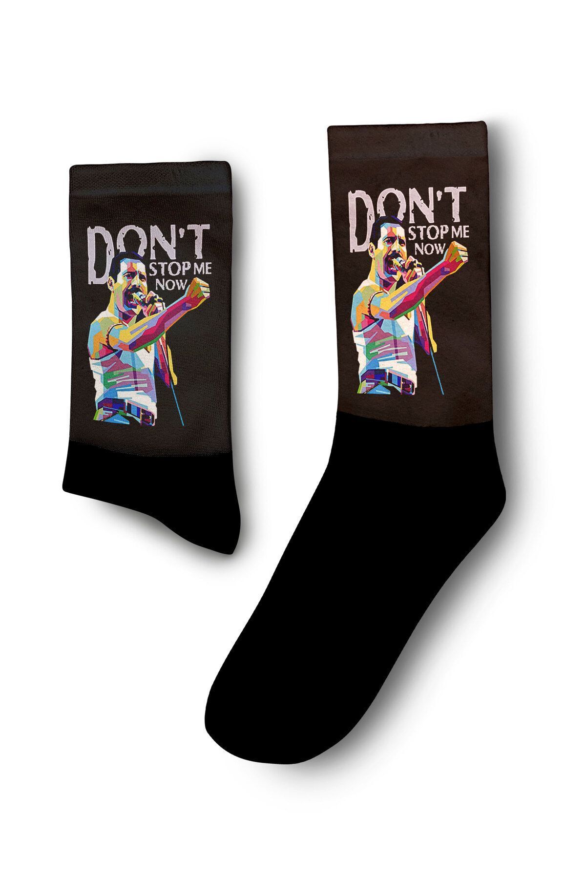 JENES-Freddie Mercury 'don't Stop Me Now' Unisex Colorful Socks 2