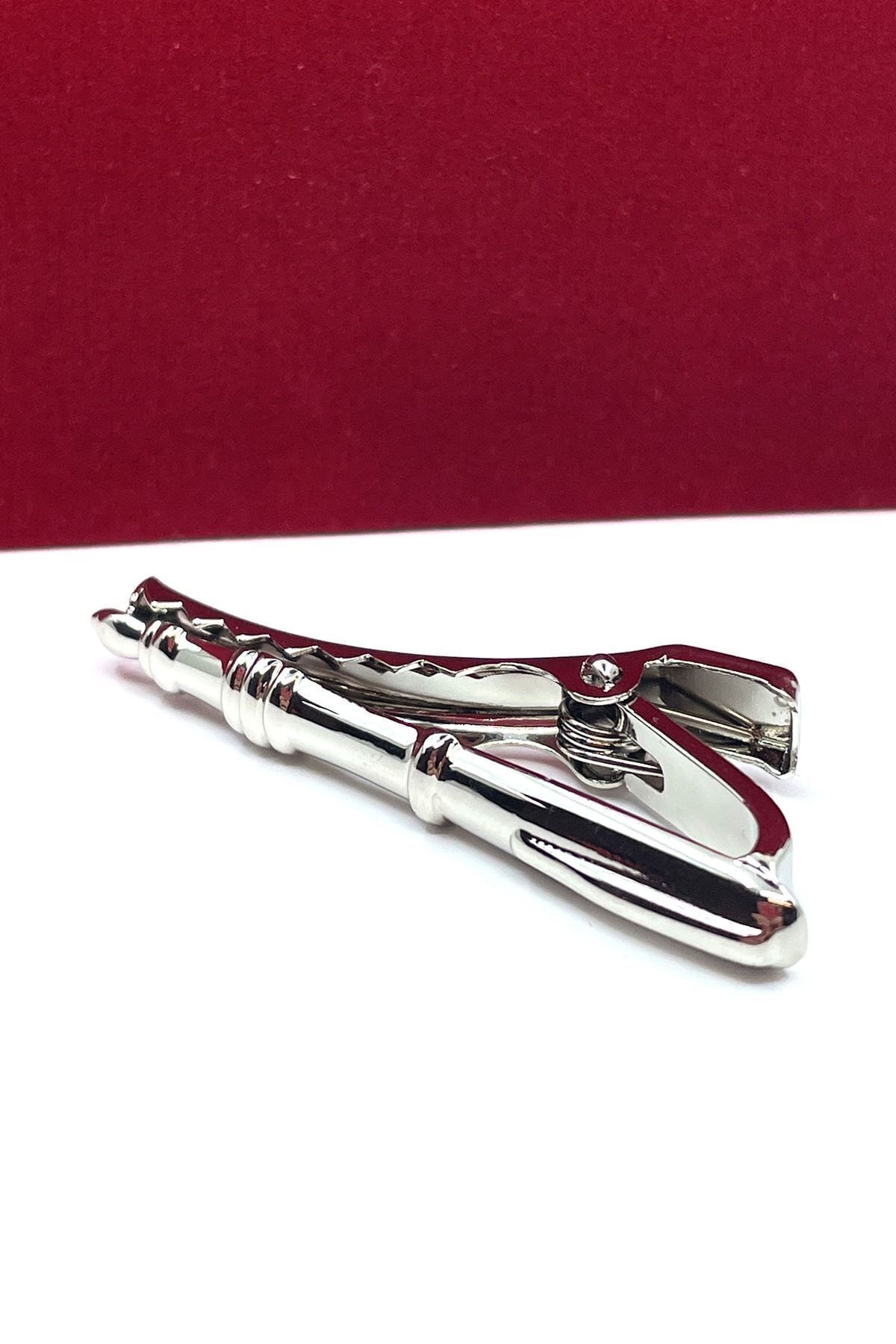  خودنویس نقره‌ای سنجاق کراوات KIY144 KRVT8690002222593