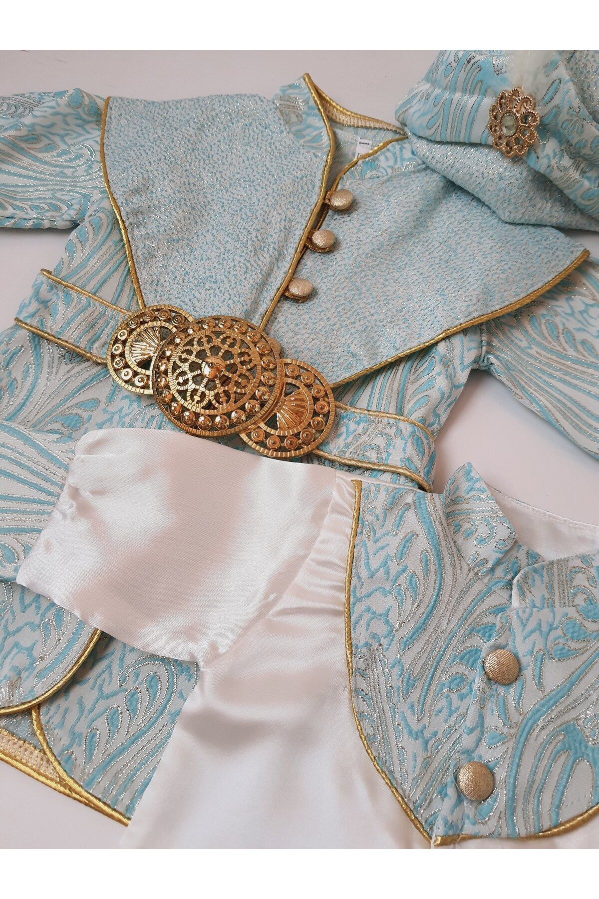 PİLEKİ BABY ( PATİKLİ ) 0 6 AY VE 1 YAŞ SÜNNET MEVLÜT KIYAFETİ , SÜNNETLİK MEVLÜTLÜK ŞEHZADE BEBEK HEDİYELİK fotoğrafı 7 (önizleme)