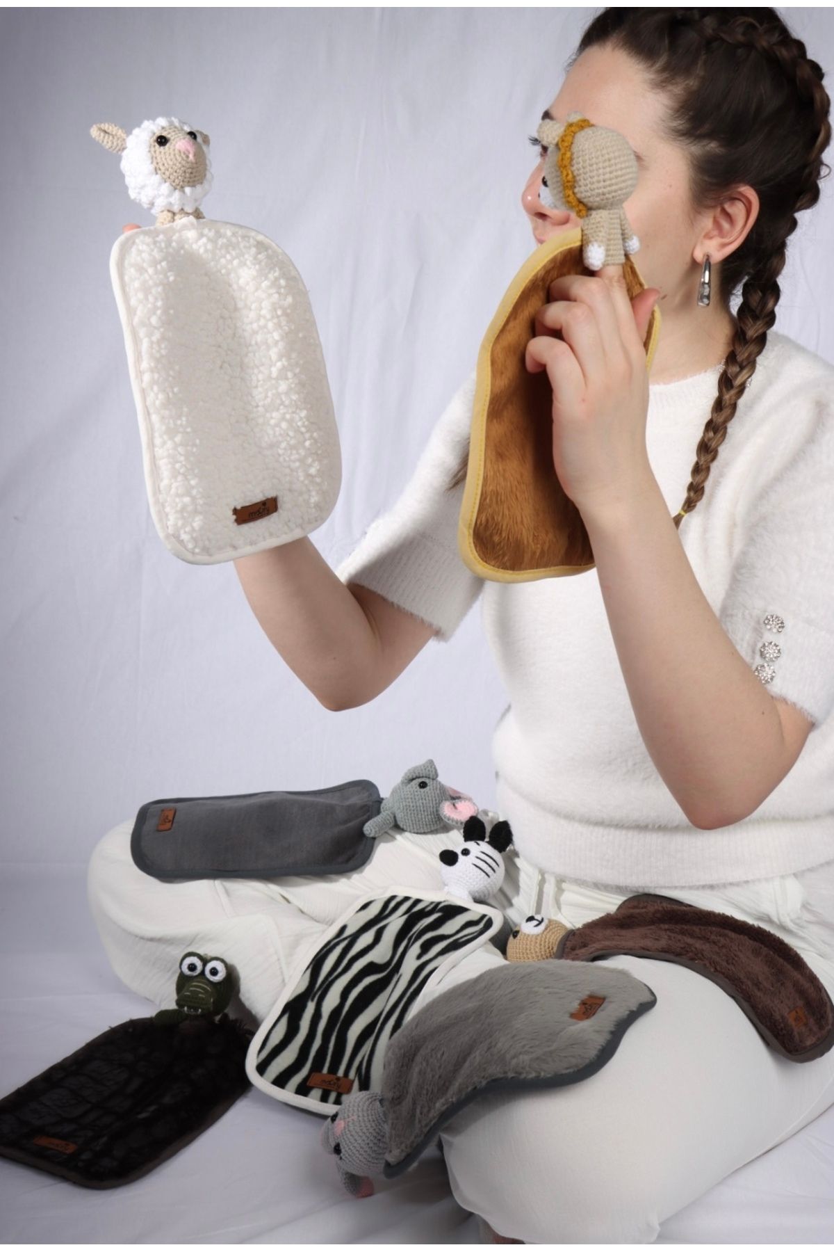 Moory-Pupa Series Little Explorers and Amigurumi Game with Animal Puppet - for Tactile, Tummy Time and Sensory 4