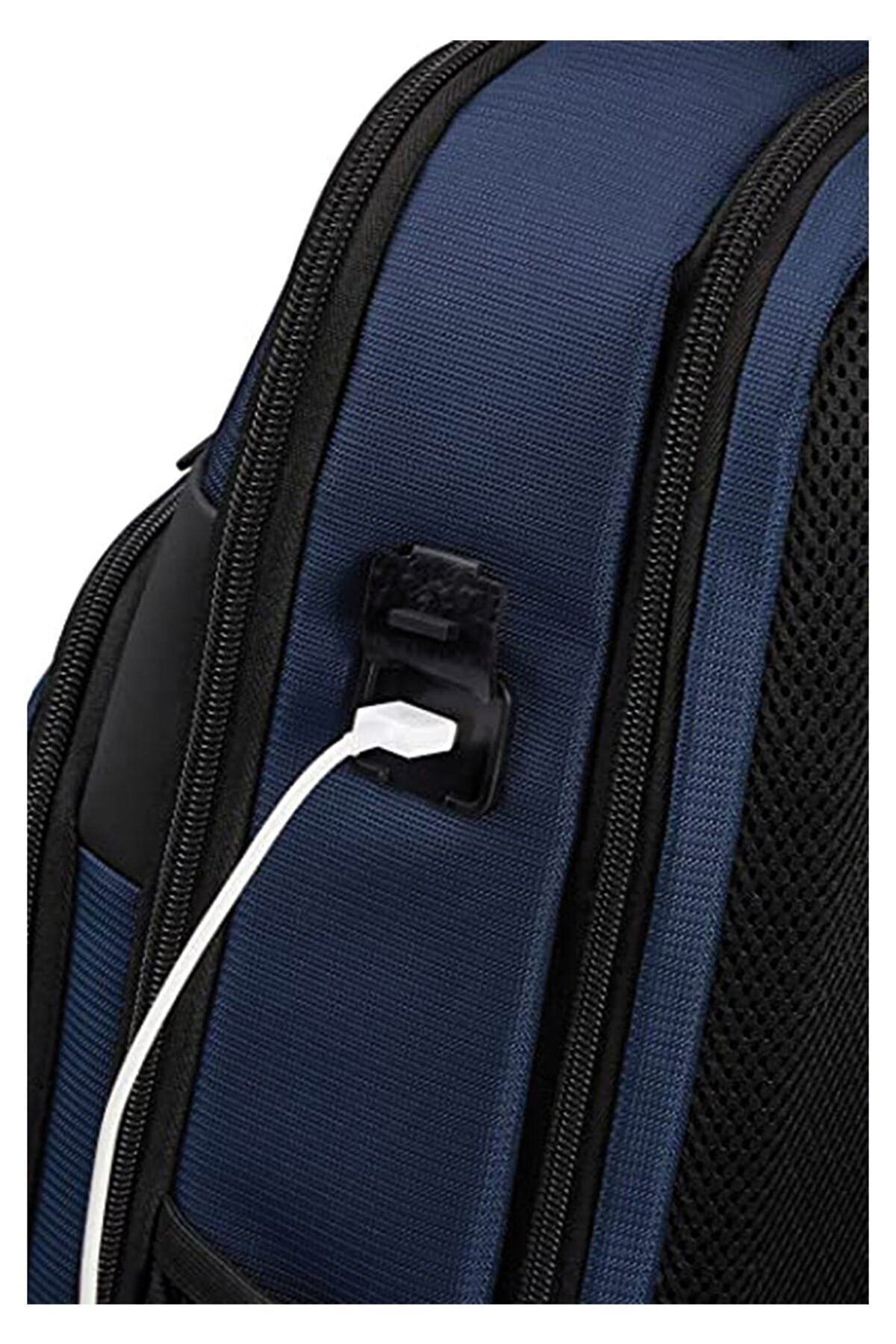 Samsonite-Mysight Kf9-01-003 14.1" Notebook Backpack - Blue with USB Port 5