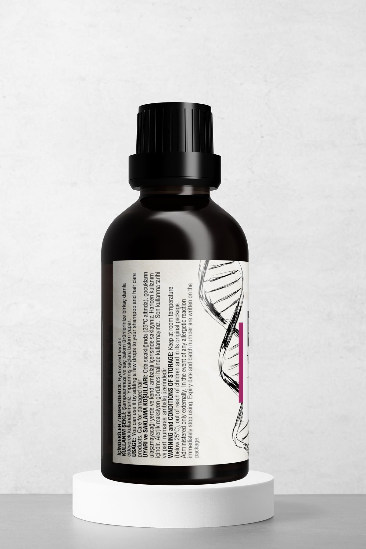 Yıpranmış Saçlara Özel Hidrolize Keratin 50ml — NRM286 — تصویر 3 از 4