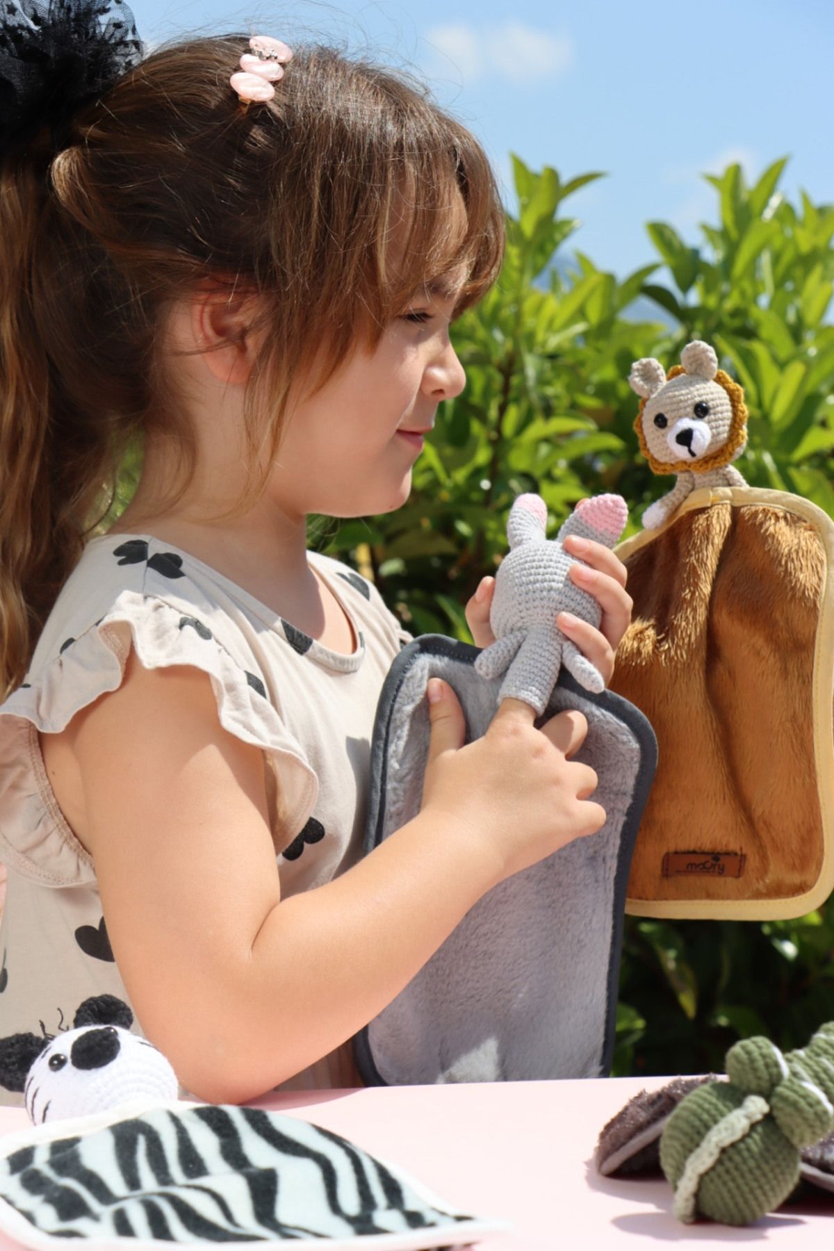 Moory-Pupa Series Little Explorers and Amigurumi Game with Animal Puppet - for Tactile, Tummy Time and Sensory 5