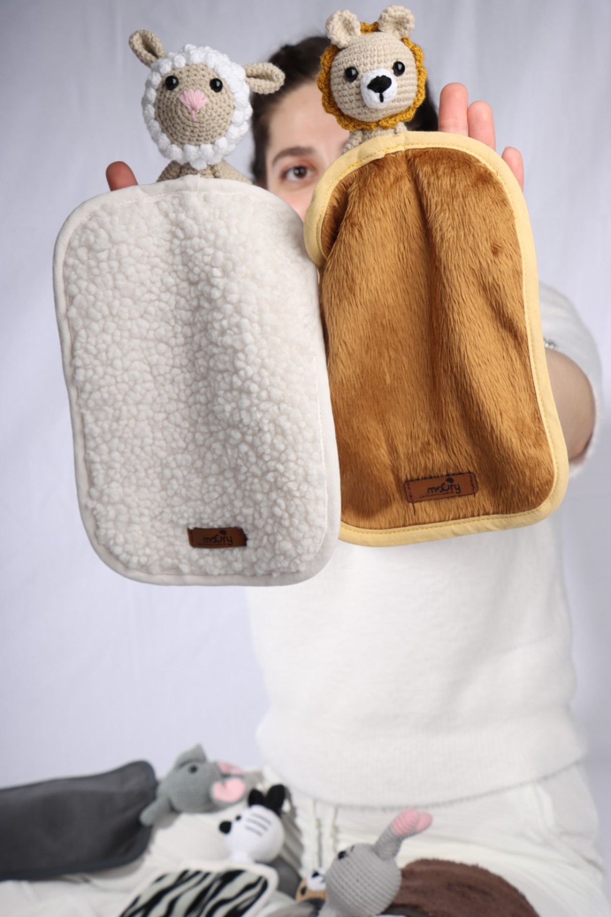 Moory-Pupa Series Little Explorers and Amigurumi Game with Animal Puppet - for Tactile, Tummy Time and Sensory 5