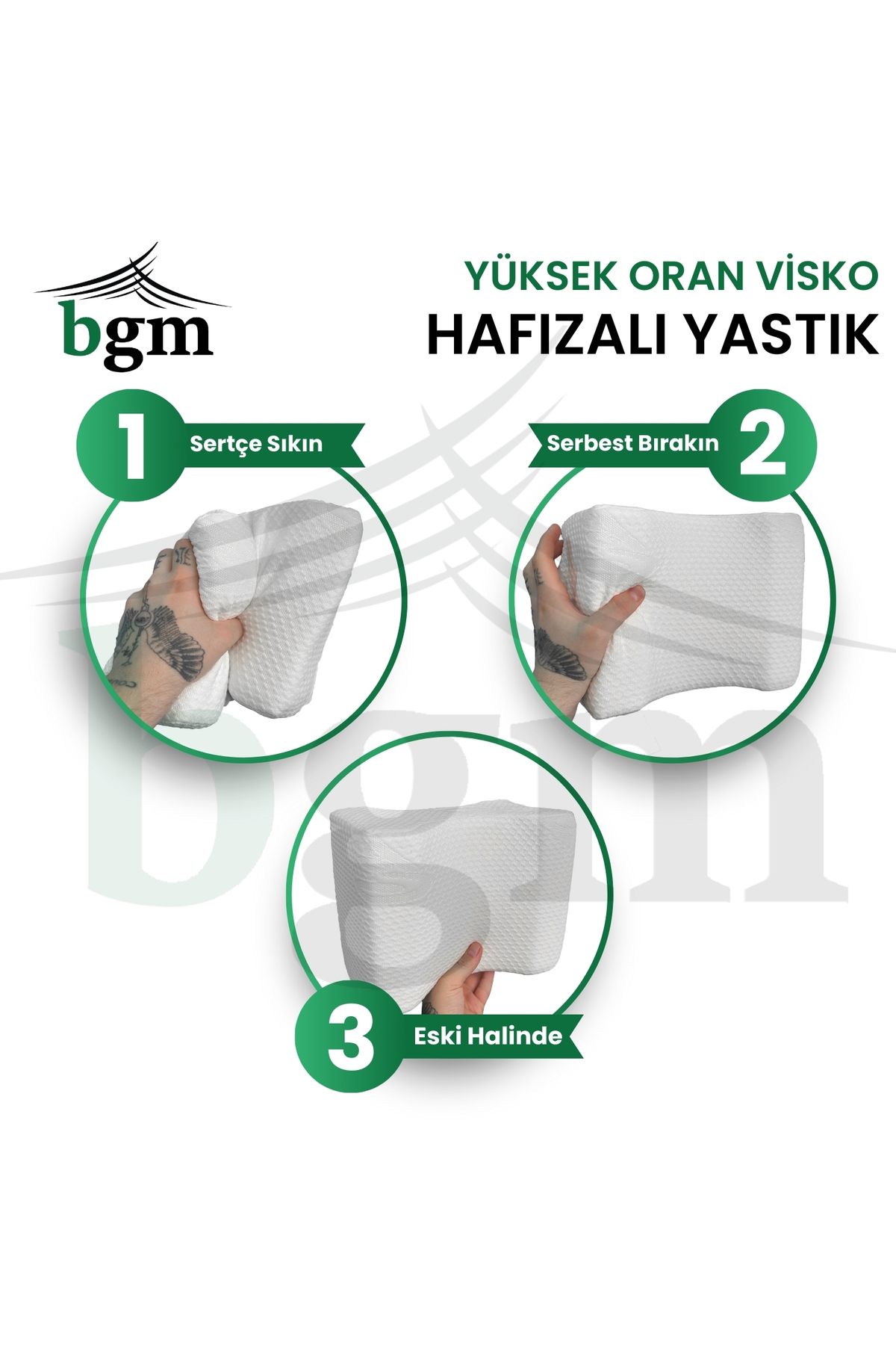 bgm-Orthopedic Visco Pillow - Memory Foam between Legs and Knees 6