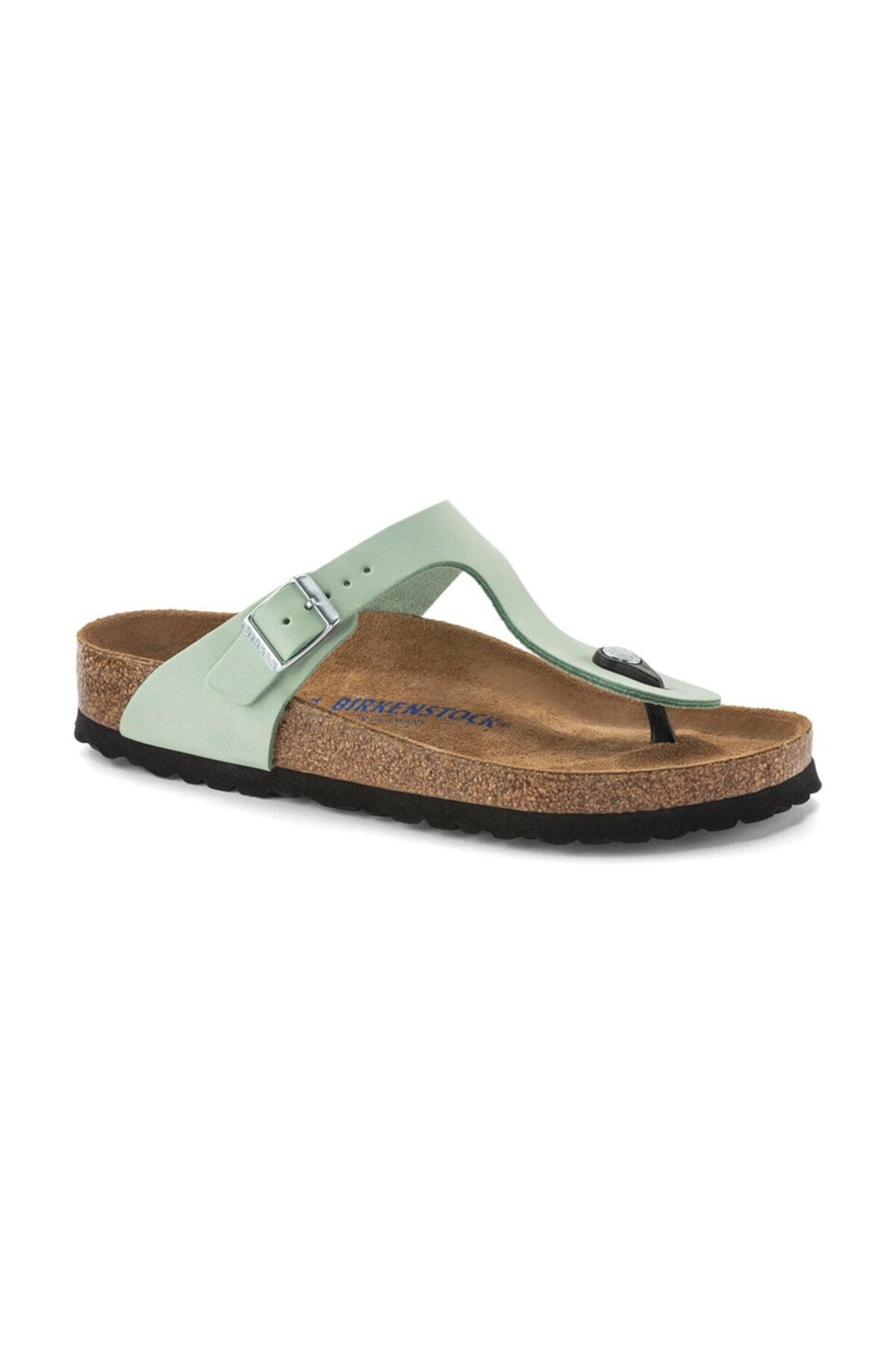 دمپایی زنانه نرم گیزه مدل نبوک سبز بیرکن استاک دمپایی Birkenstock