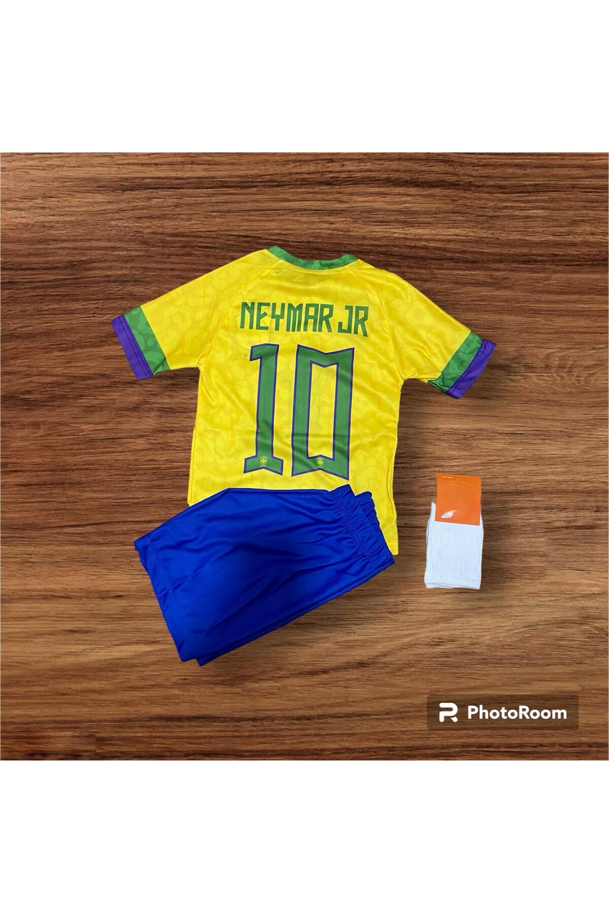 After Party Brezilya 2023/24 Yeni Sezon Neymar Jr Çocuk Forması 4'lü Set