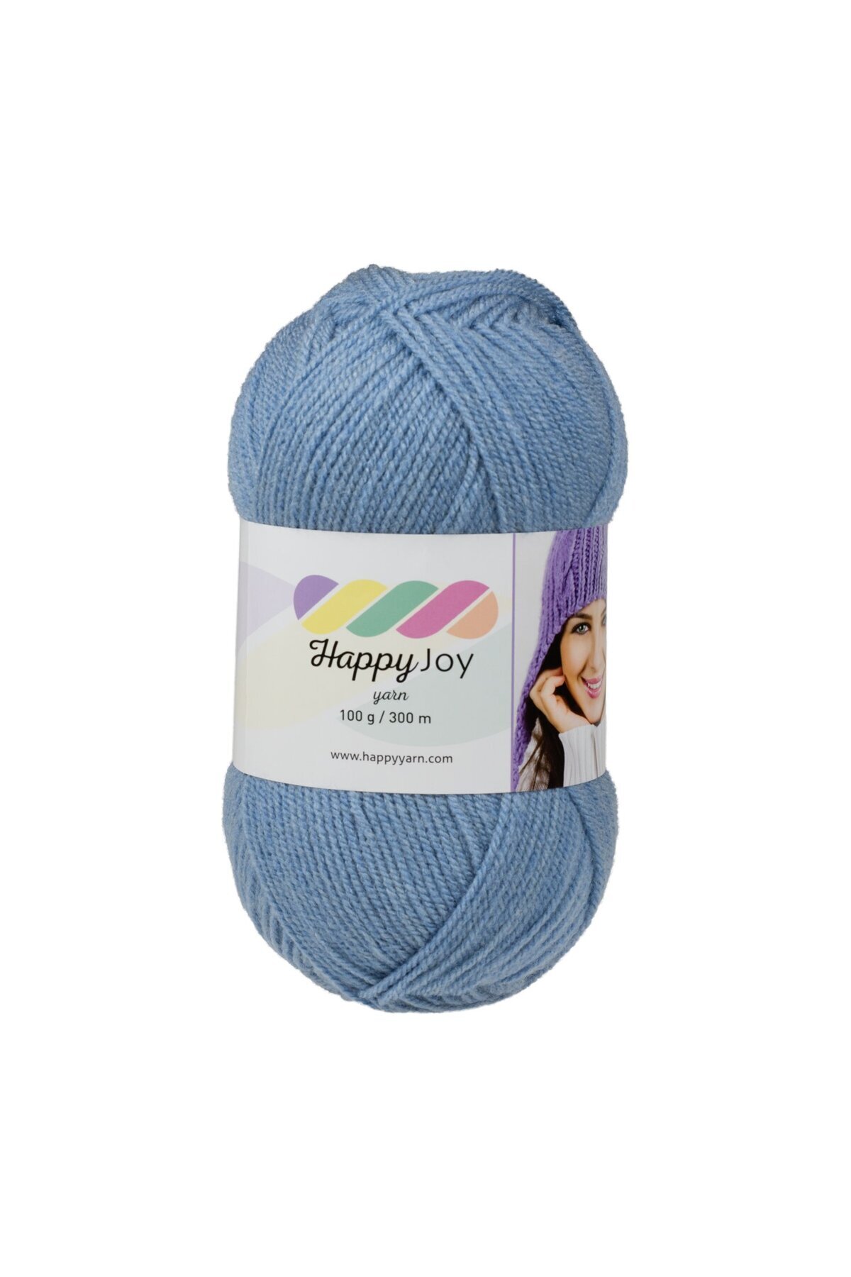 Kürkçü Han Happy Joy 100gr 300m El Örgü İpi Su Mavisi HJ085