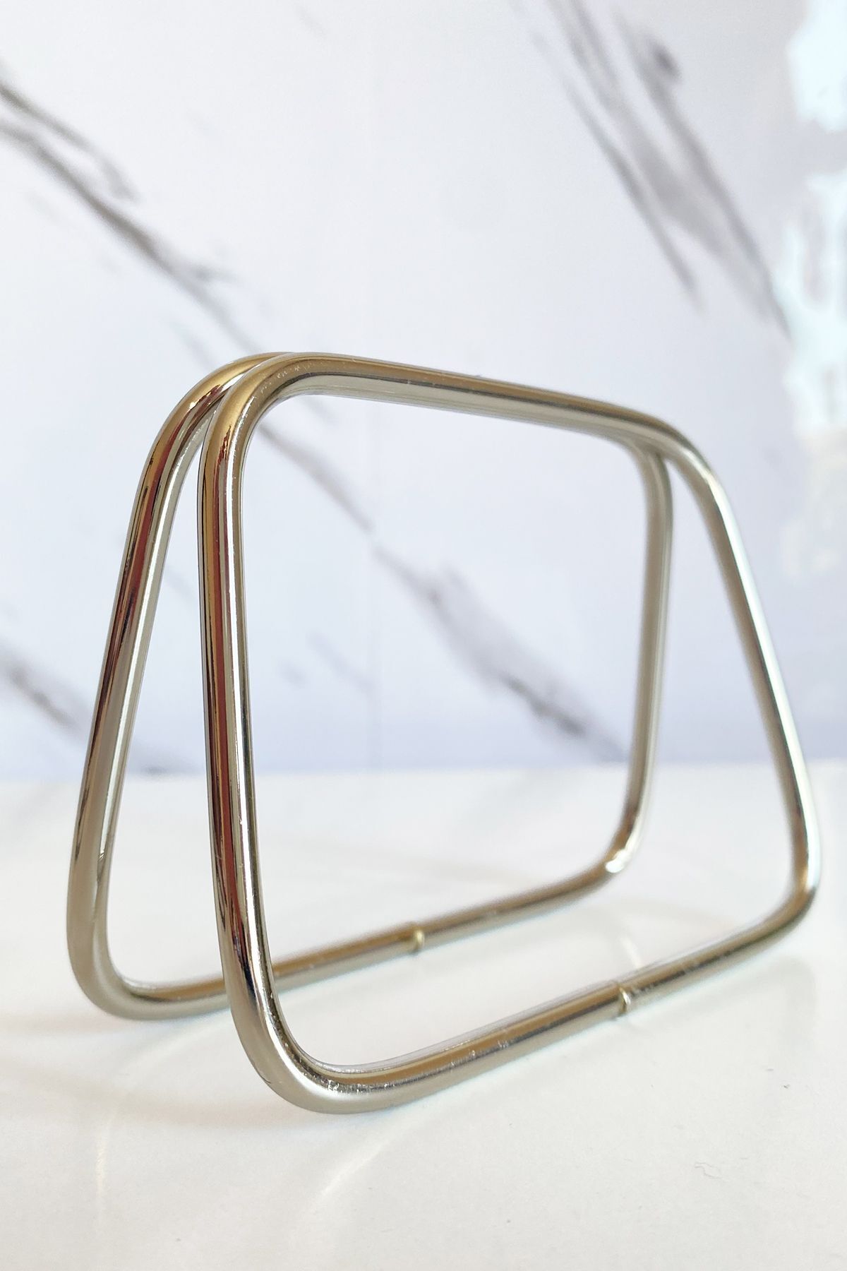 vollen yarn Metal Çanta Sapı Kare 11 Cm