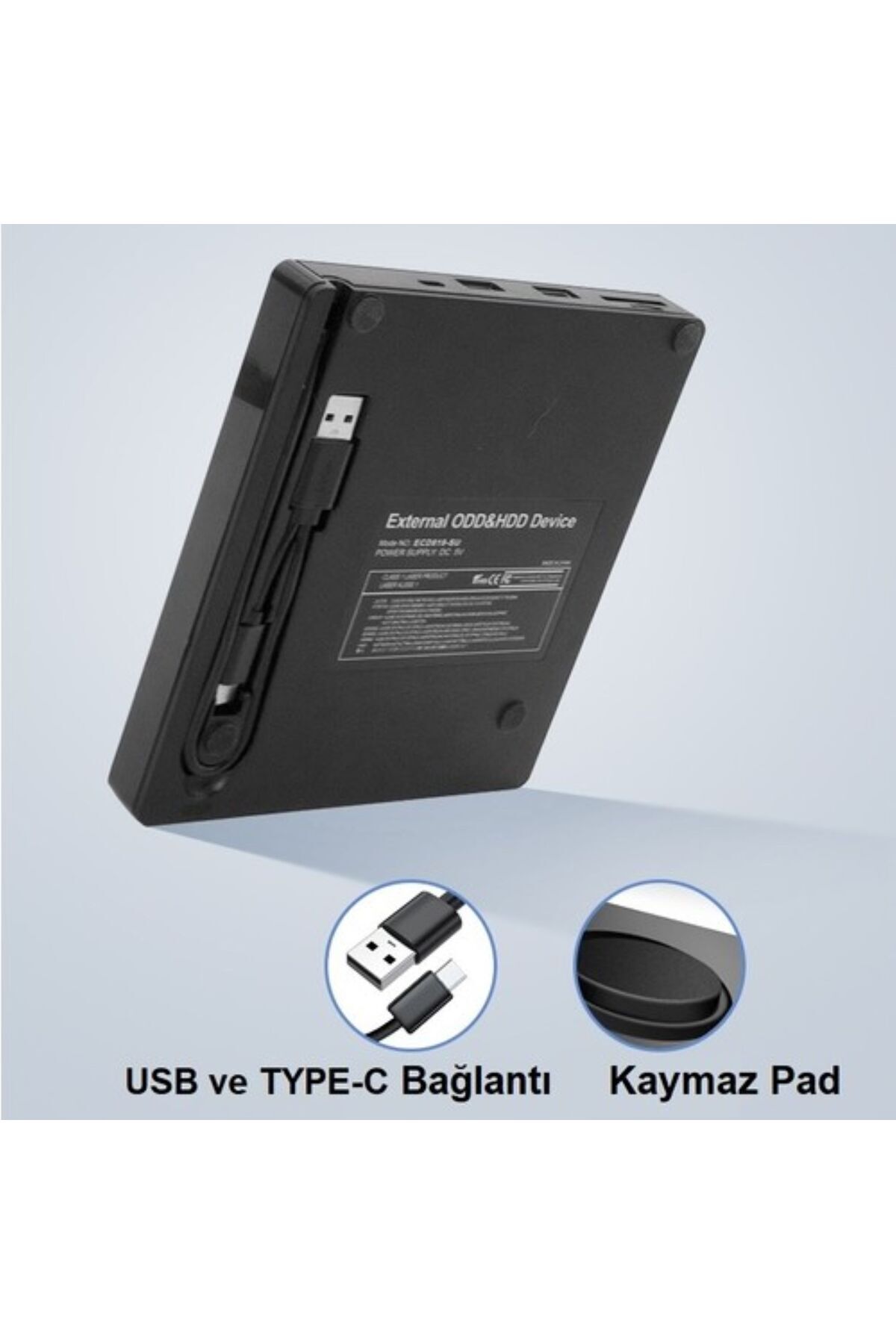 KENLY Harici Dvd-rw Usb 3.0 Sd Tf Kart Okuyucu 3.0 Usb Hub